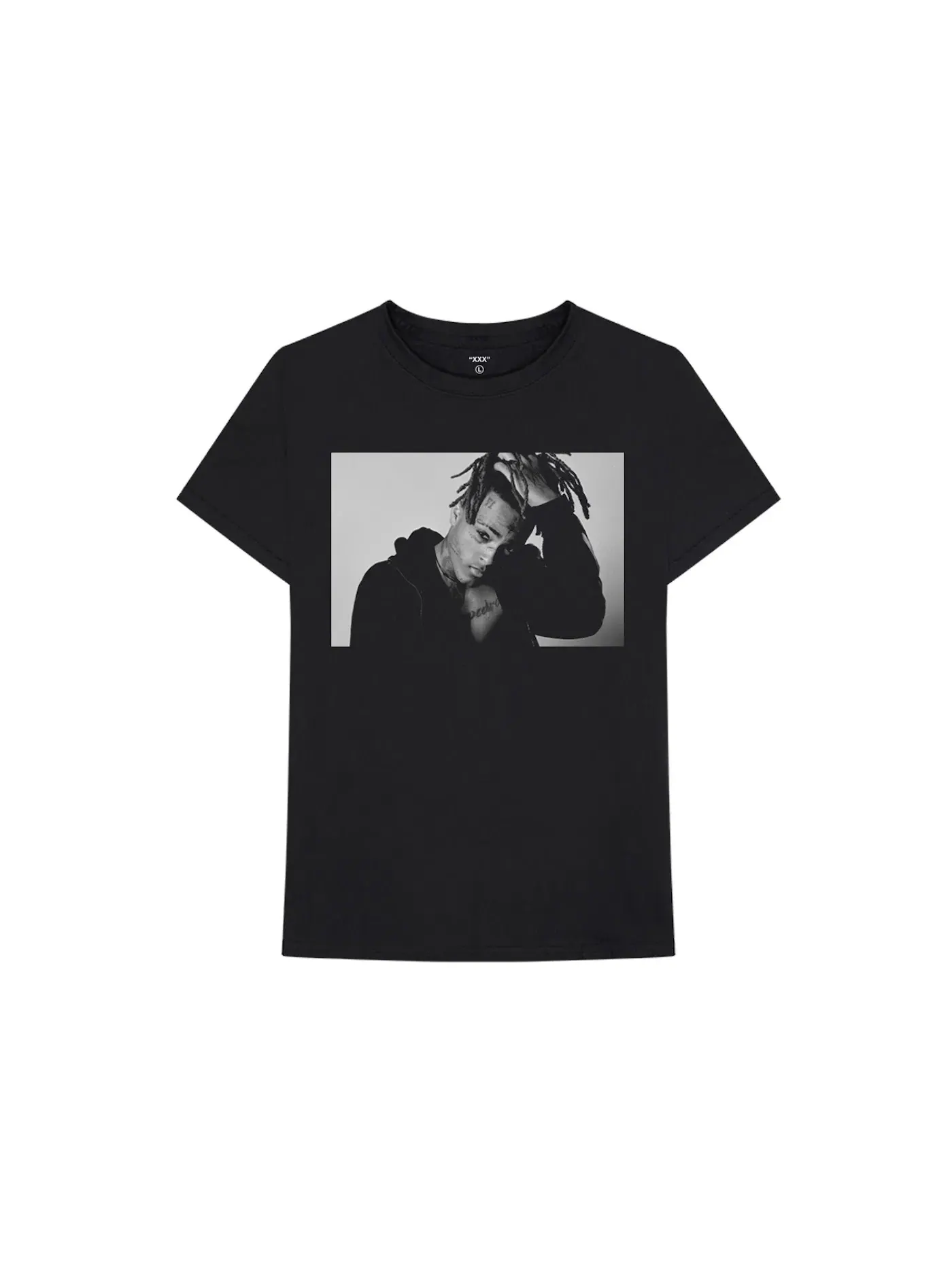 Мужская футболка с принтом XXXTentacion 17 T-shirt — изображение 1 из 1, черный