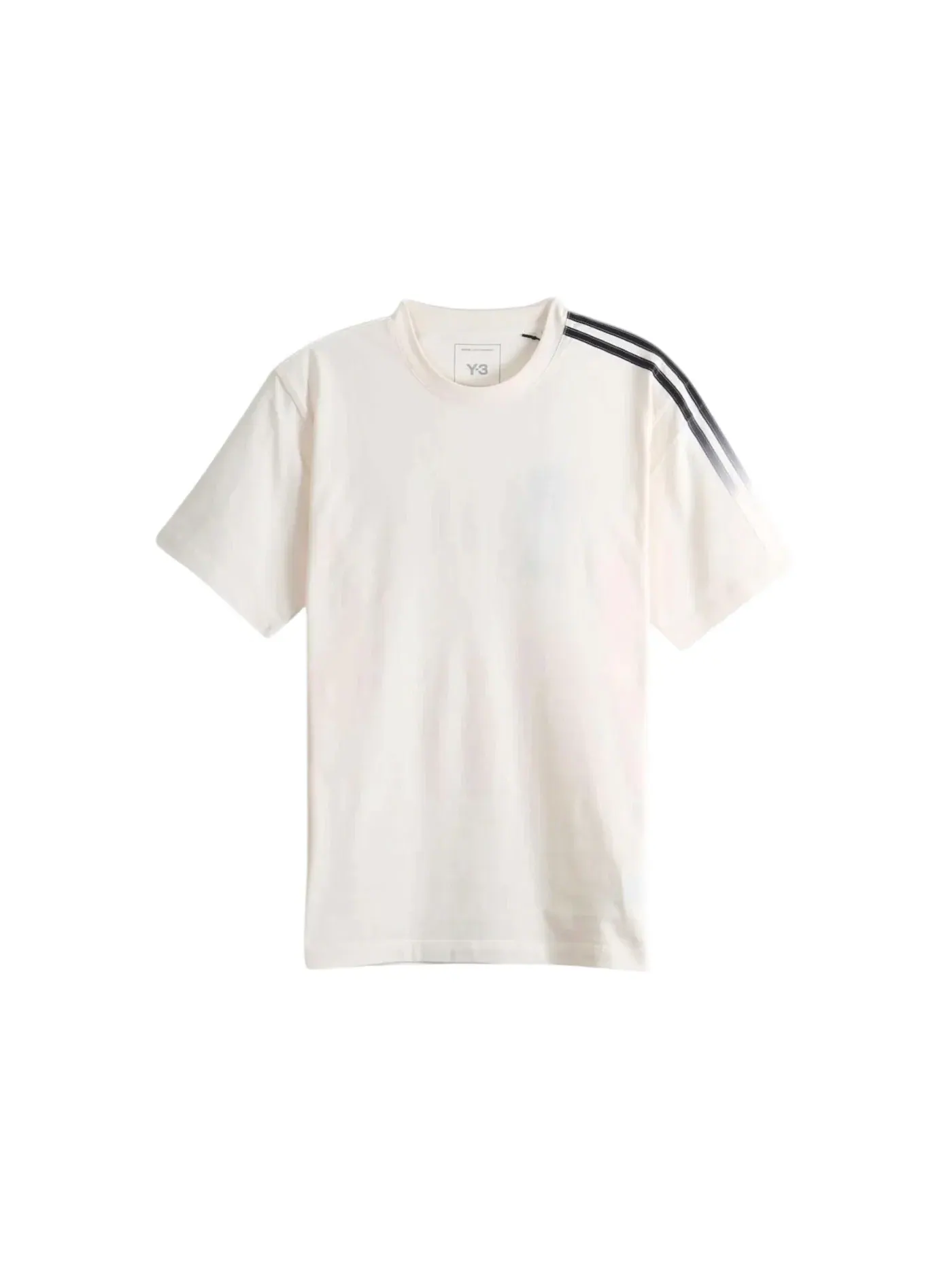 Мужская футболка с принтом Y-3 Gradient Stripes Short Sleeve Tee Y-3, Cwhite — изображение 1 из 1