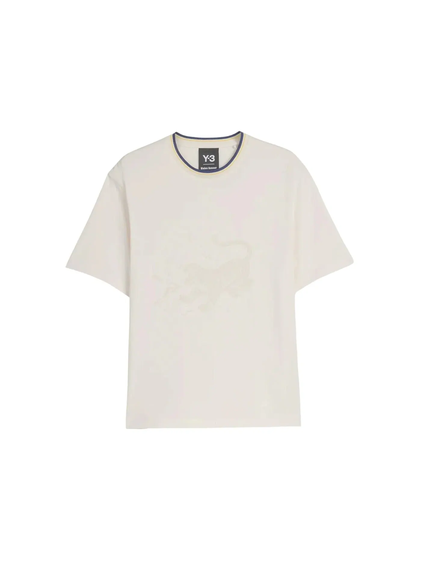 Футболка с принтом T-Shirt Y-3 x Wales Bonner — изображение 1 из 1, белый