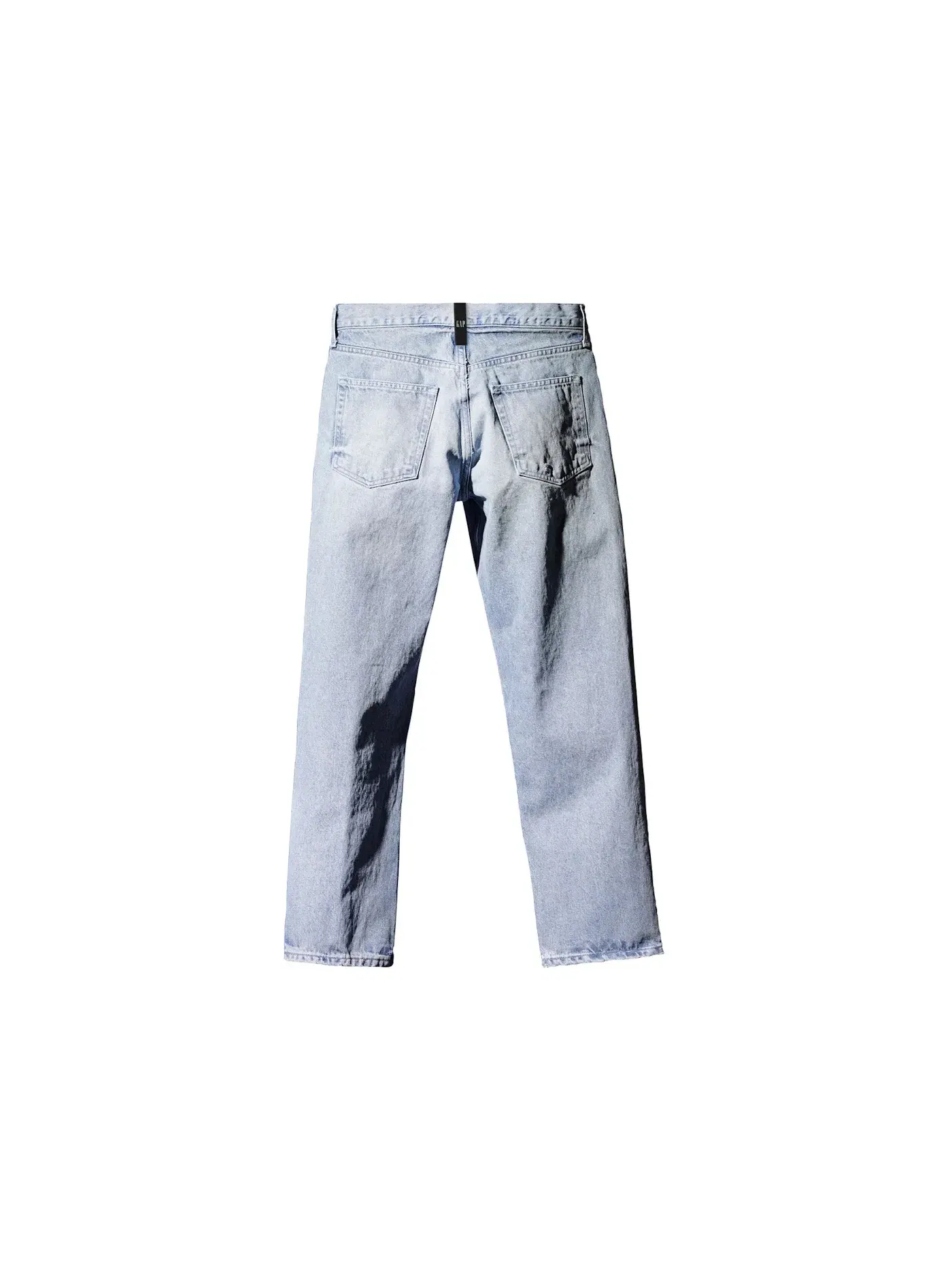 Мужские джинсы прямого кроя Pants Yeezy — изображение 2 из 2, светлый/синий
