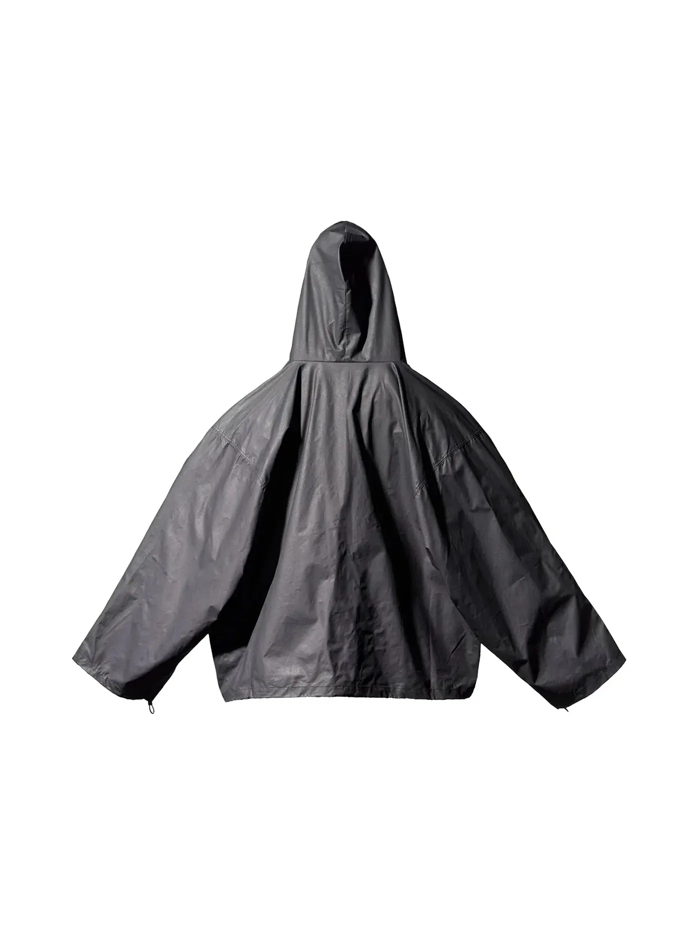 Унисекс-анорак с капюшоном Yeezy Gap Coated Cotton Anorak Black — изображение 2 из 2, черный
