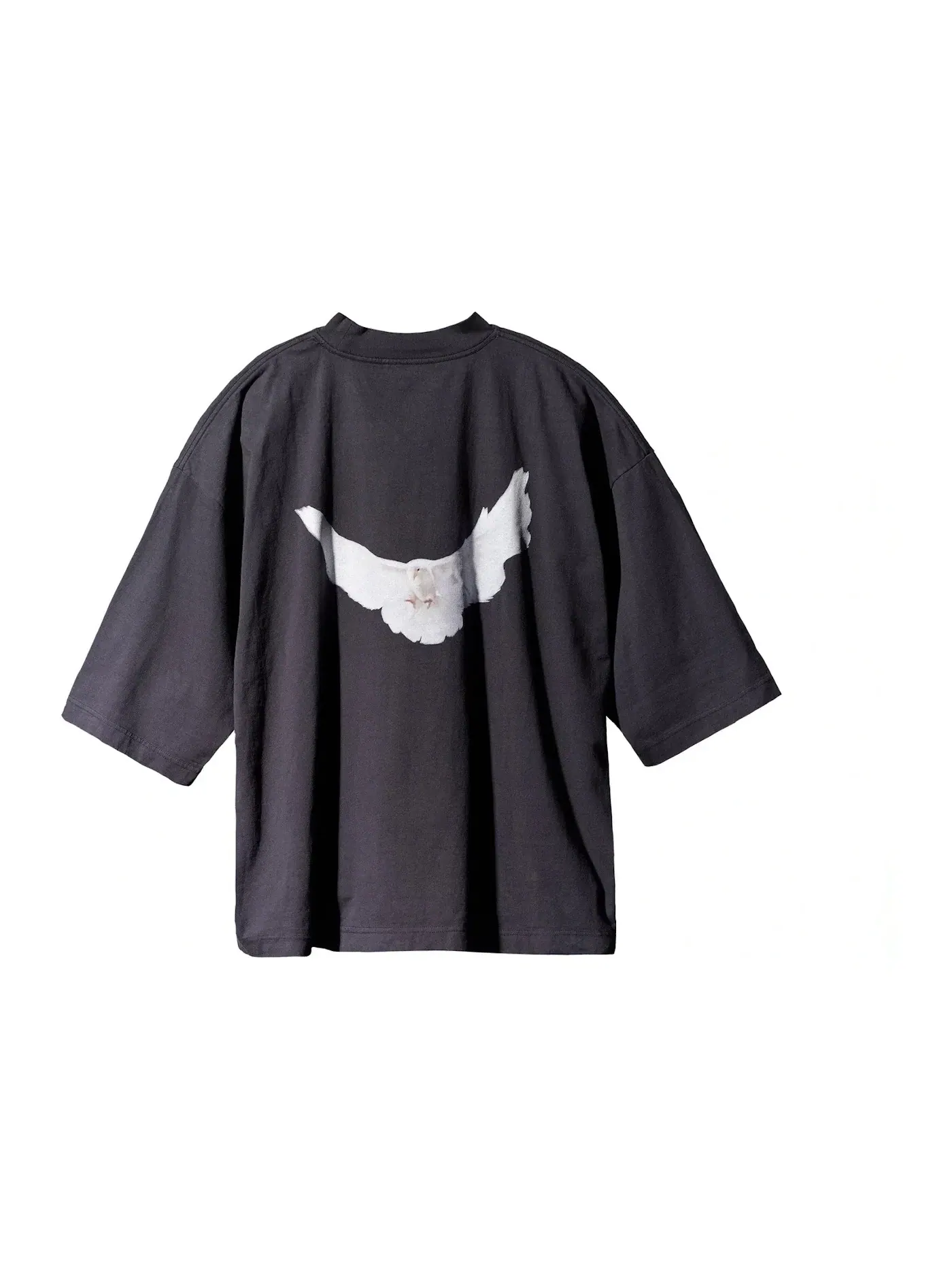 Мужская футболка с принтом Dove 3/4 Sleeve Tee Yeezy — изображение 2 из 2, черный