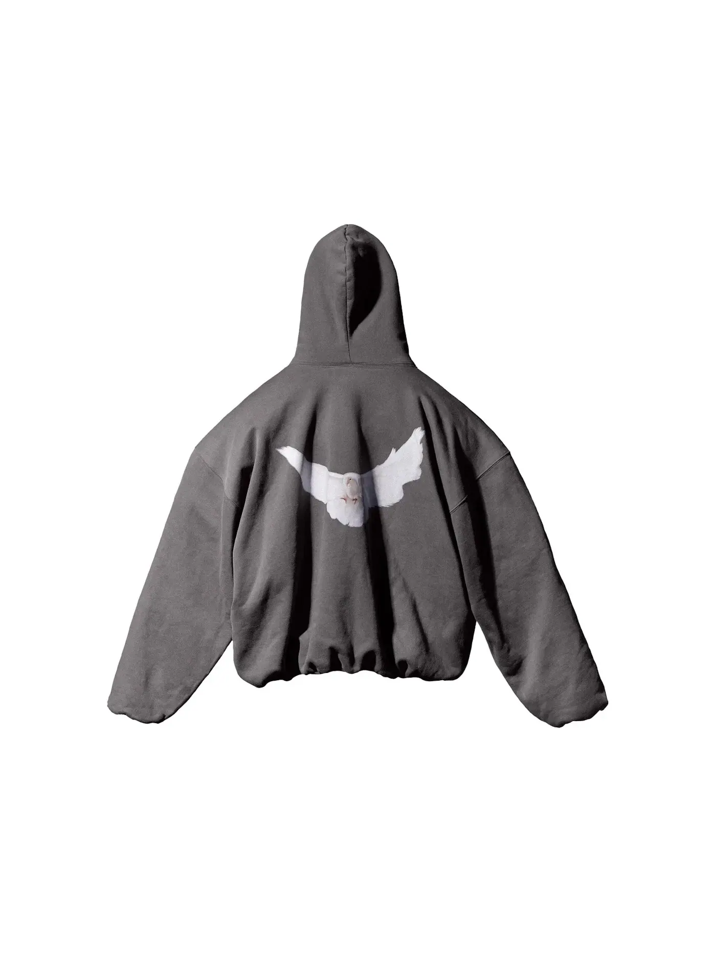 Мужской худи с принтом Dove Hoodie Yeezy — изображение 2 из 2, серый