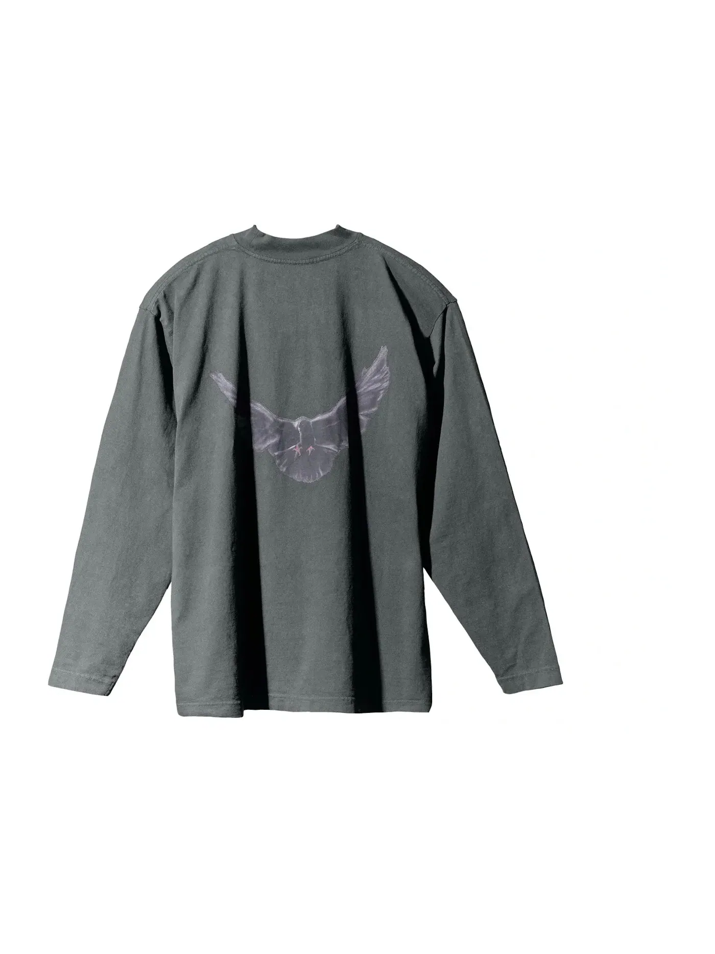 Мужская футболка с длинным рукавом Dove Yeezy — изображение 2 из 2, темный зеленый