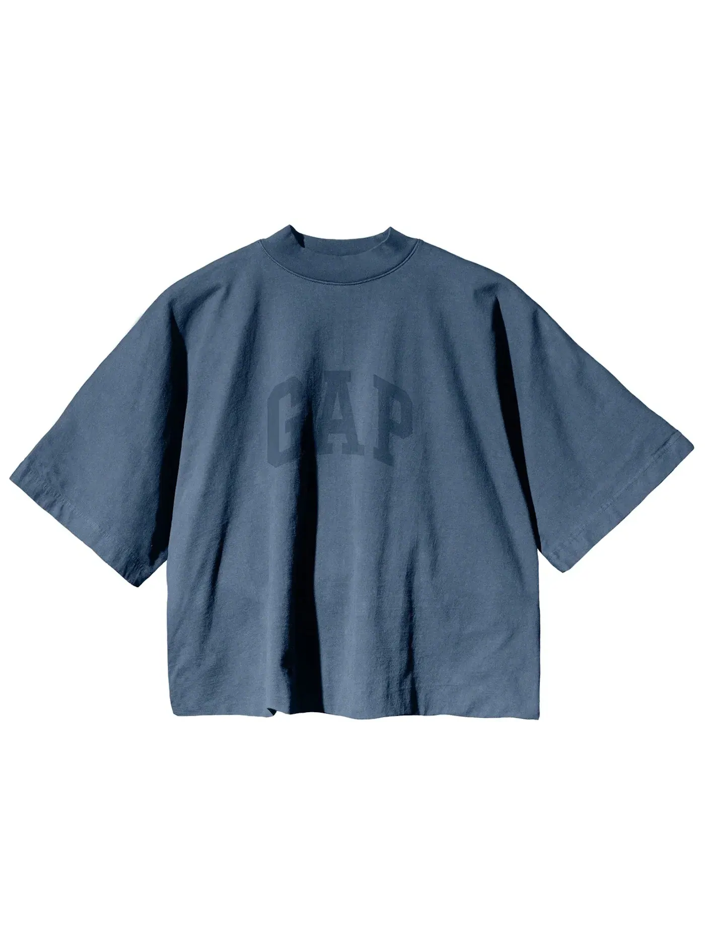 Унисекс футболка с принтом Yeezy Gap Dove No Seam Tee — изображение 1 из 2, синий