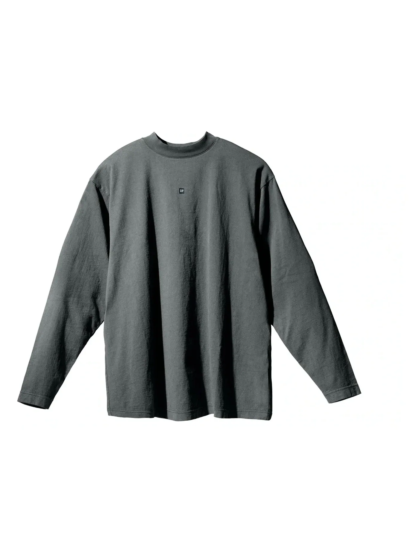 Мужская футболка с длинным рукавом Yeezy Gap Logo Longsleeve Tee — изображение 1 из 2, темный зеленый