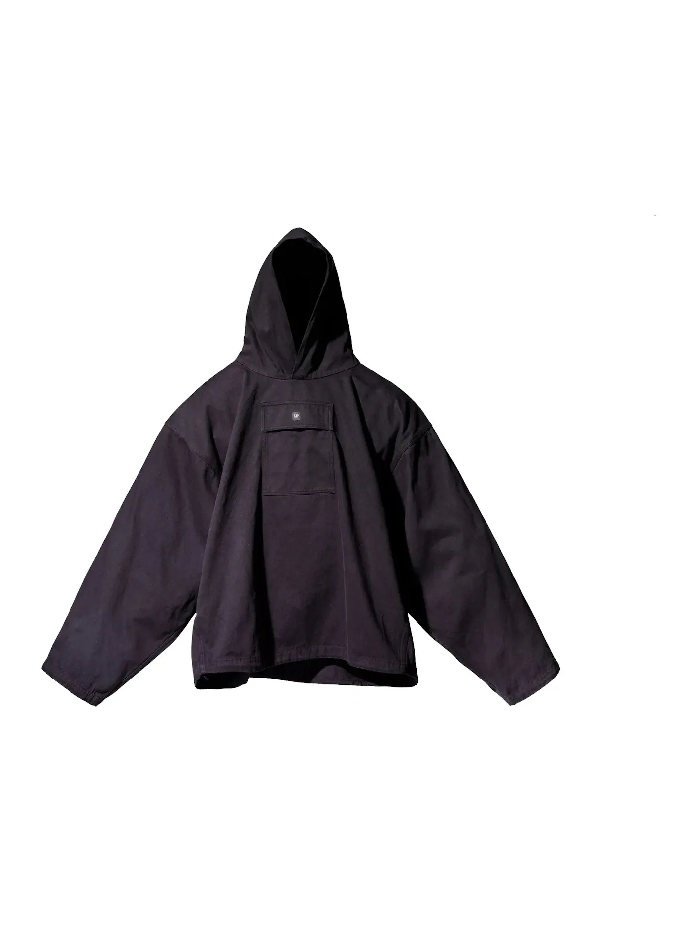 Мужская куртка-анорак с капюшоном Yeezy Gap Sateen Anorak — изображение 1 из 2, черный