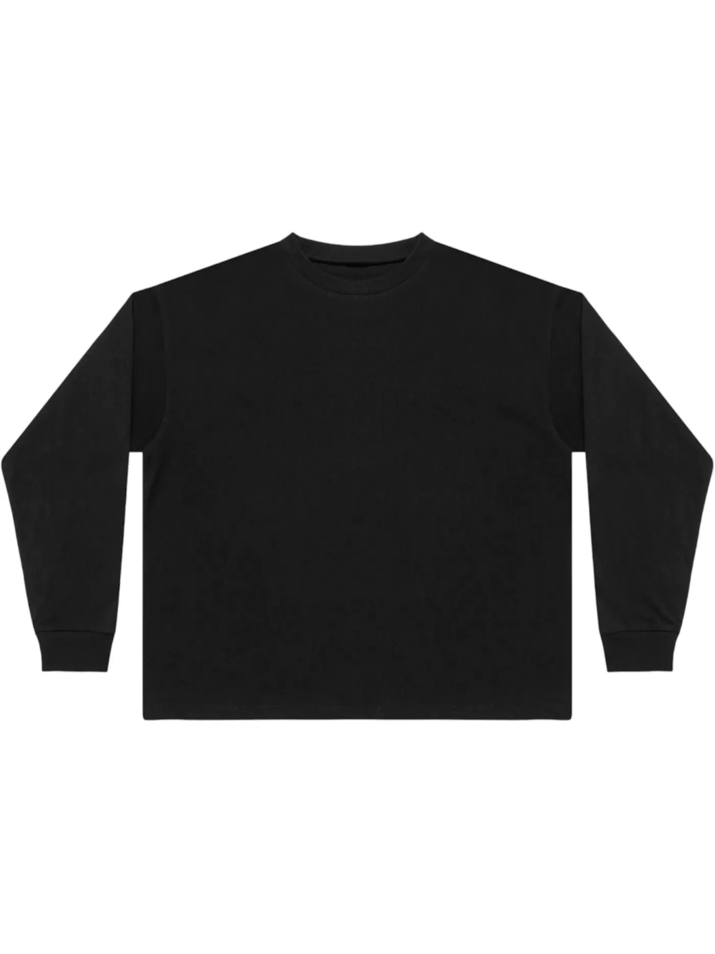 Унисекс рубашка с длинным рукавом Yeezy — изображение 1 из 1, черный