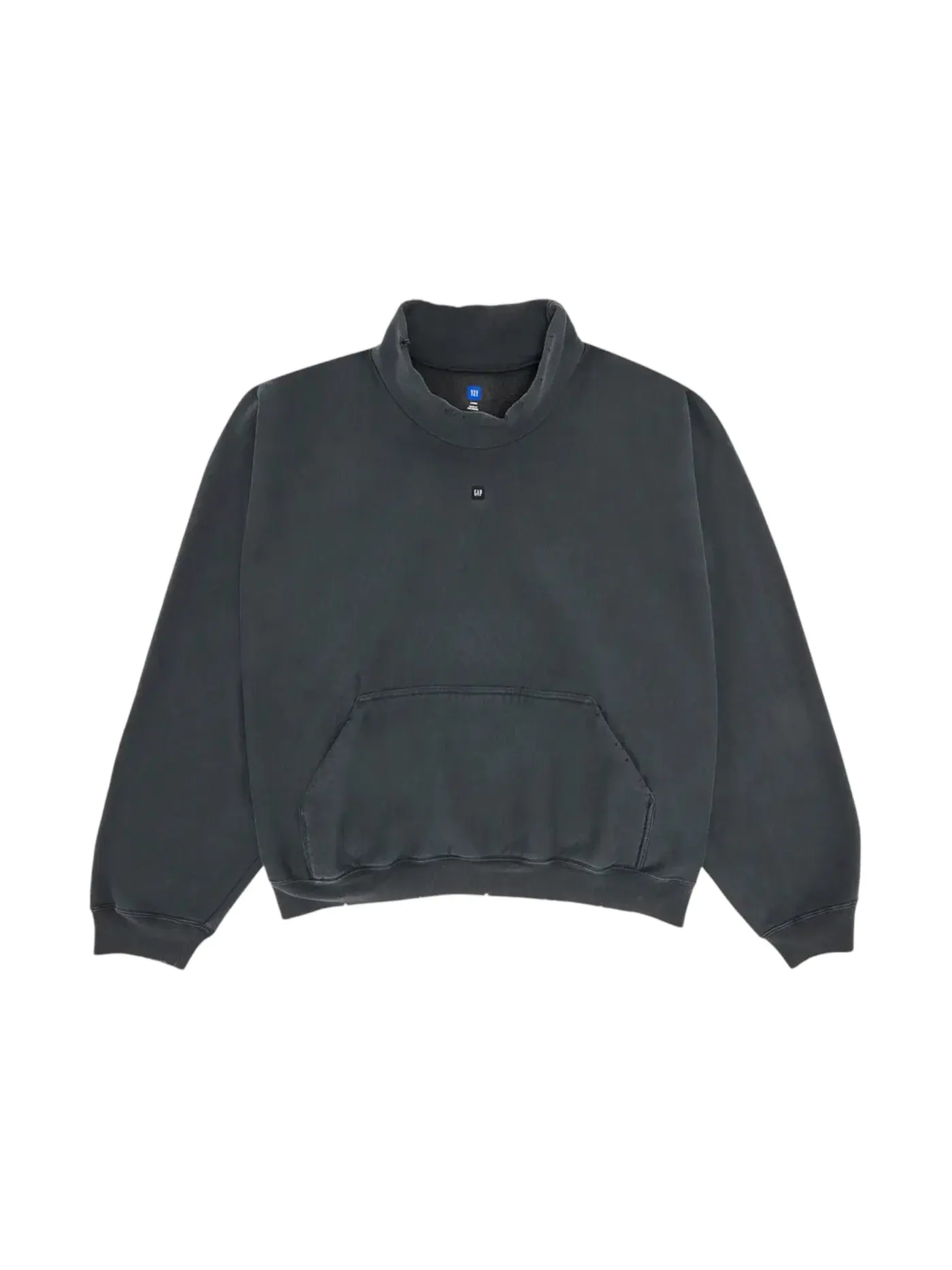 Мужской свитшот с высоким воротником Yeezy x Gap Engineered by Balenciaga Sweater — изображение 1 из 1, черный