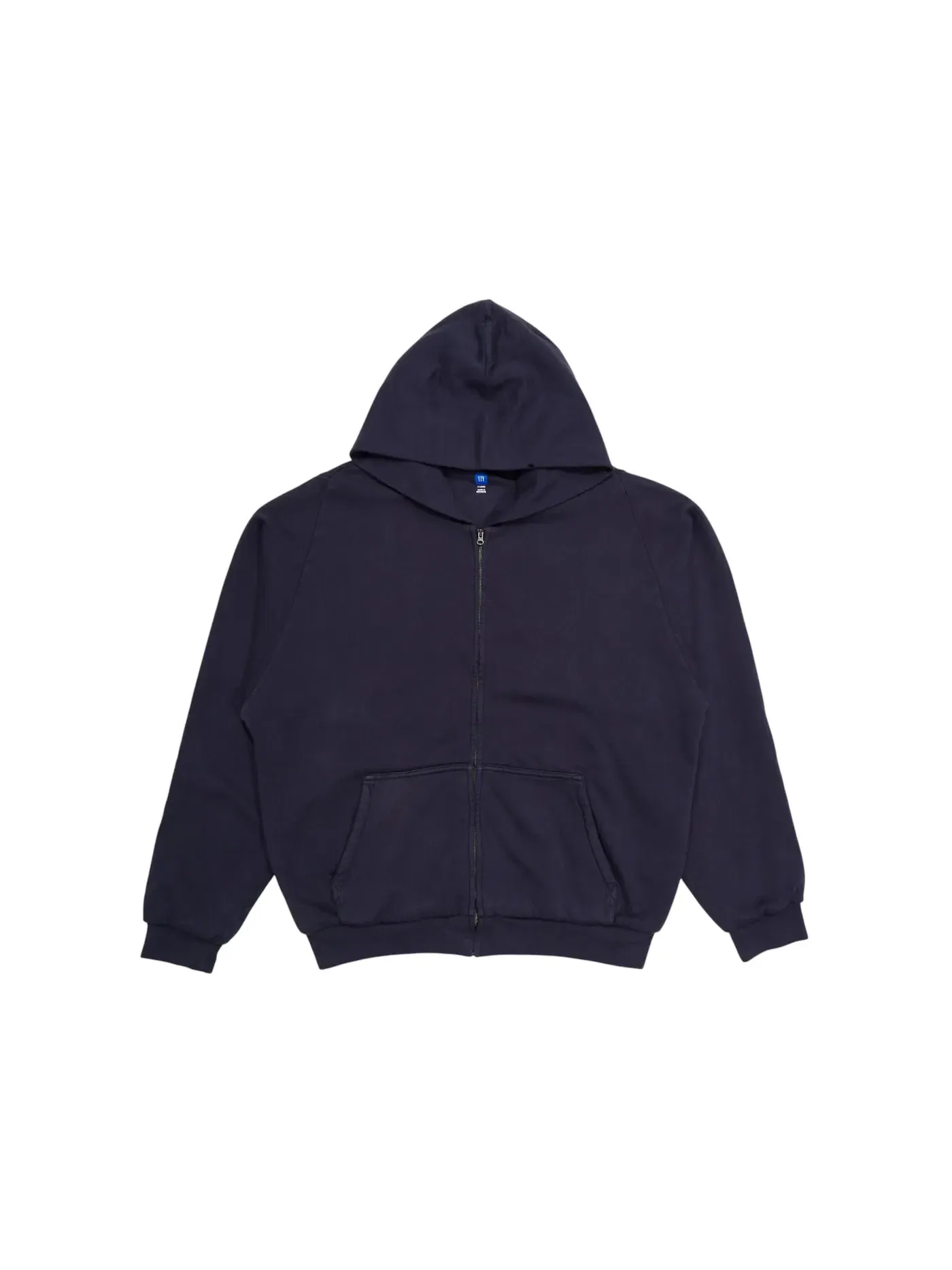 Мужская худи на молнии Hoodie Yeezy — изображение 1 из 1, темно-синий