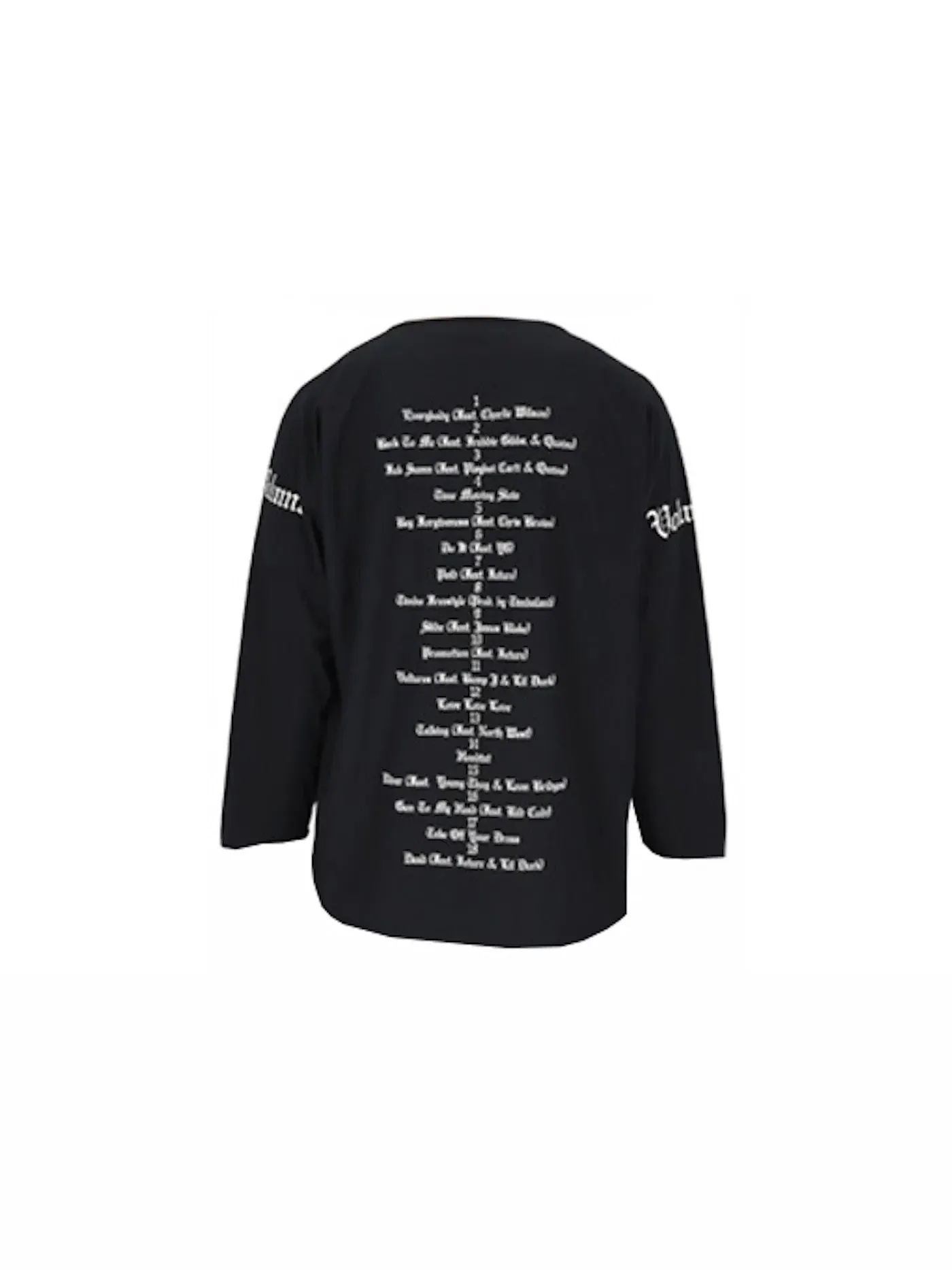 Мужская футболка с длинным рукавом T Yeezy — изображение 2 из 2, черный