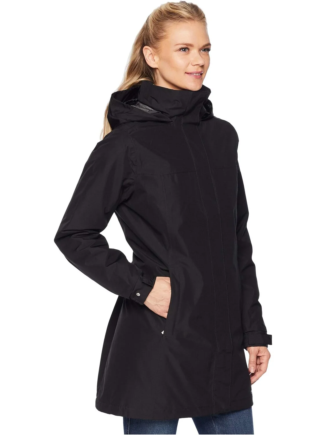 Утепленное пальто Aden Helly Hansen — изображение 4 из 6, черный