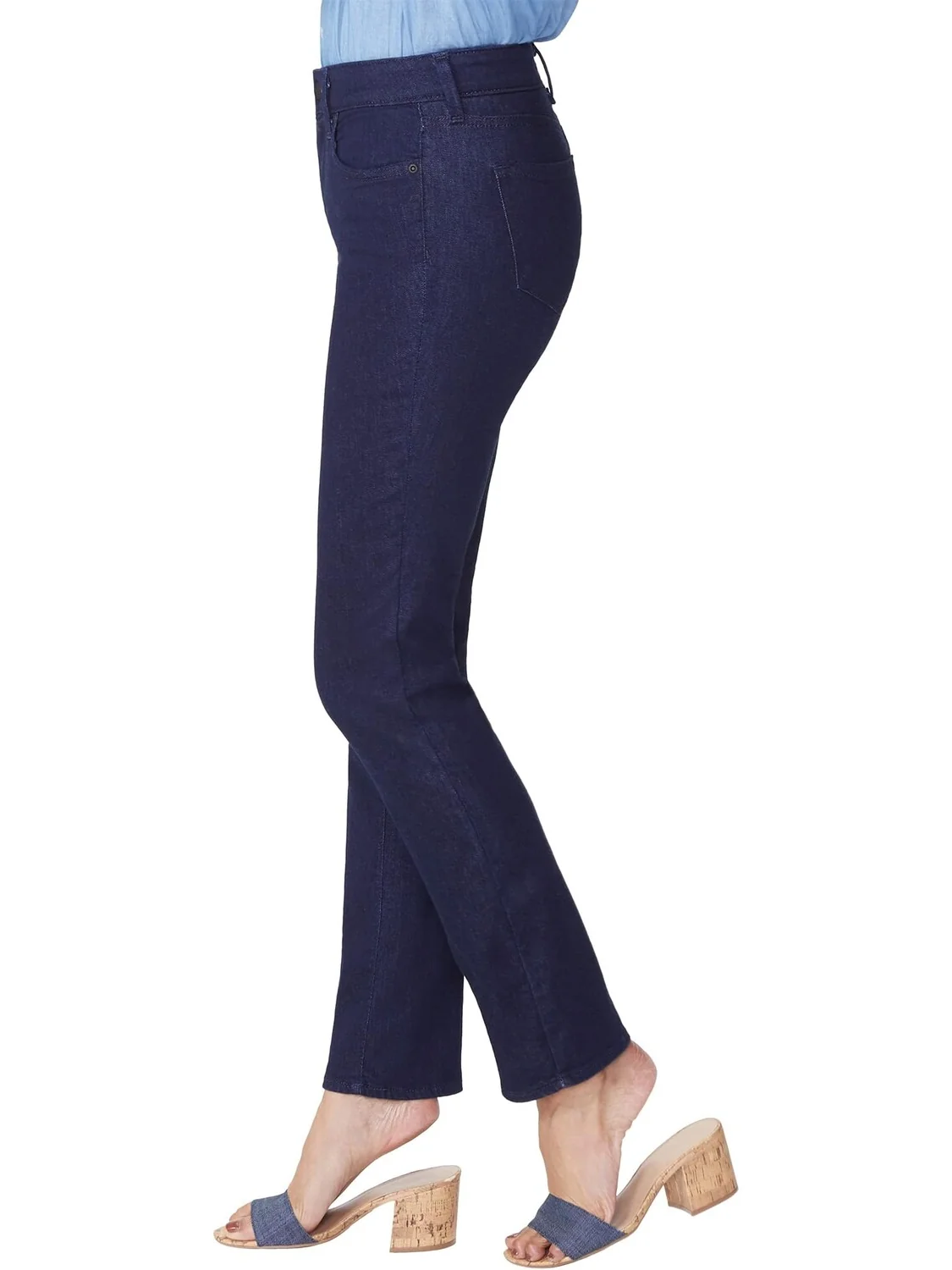 Джинсы Sheri Slim in Rinse NYDJ — изображение 2 из 3, выцветший
