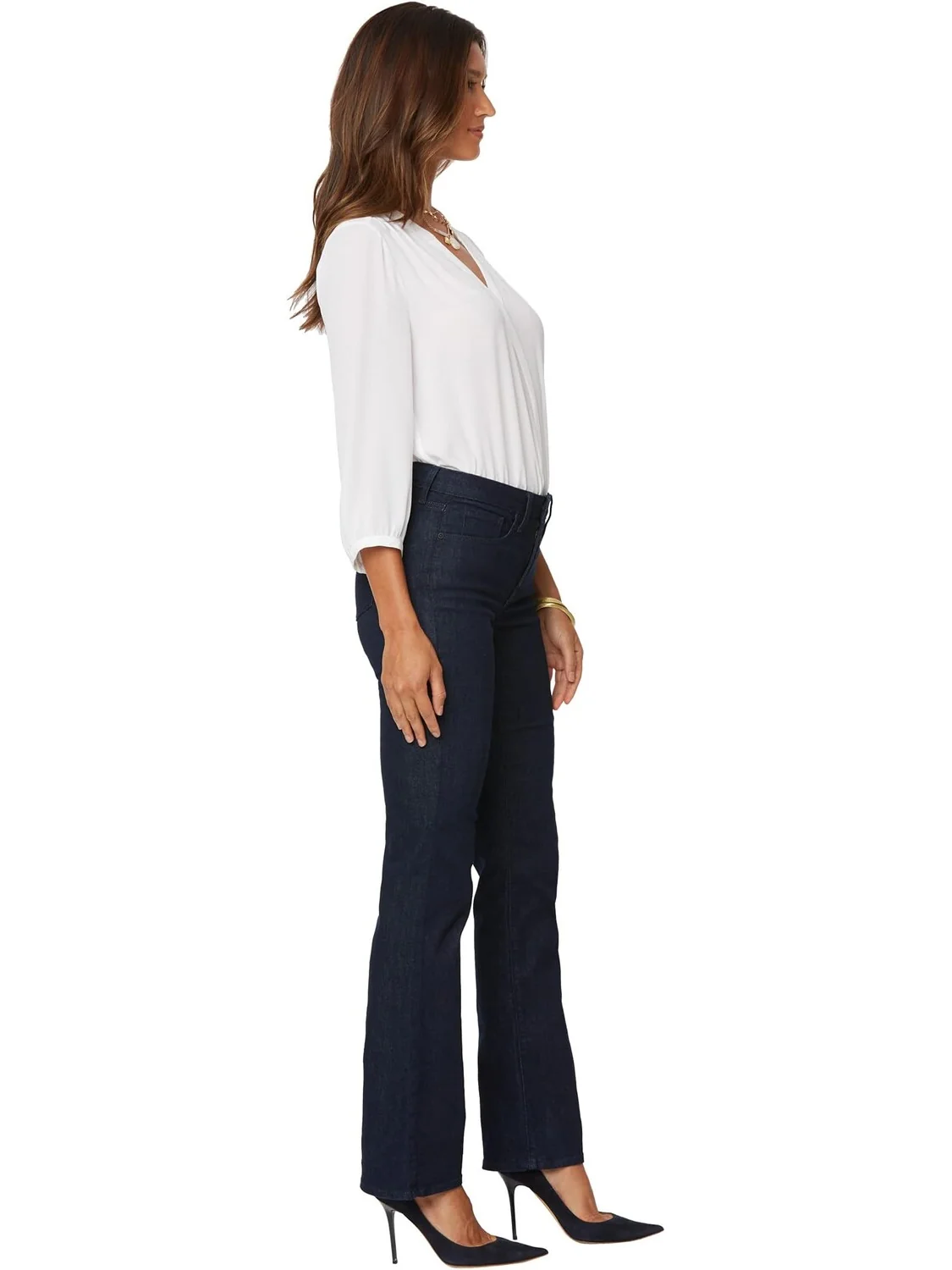 Джинсы Barbara Bootcut in Rinse NYDJ — изображение 2 из 3, выцветший