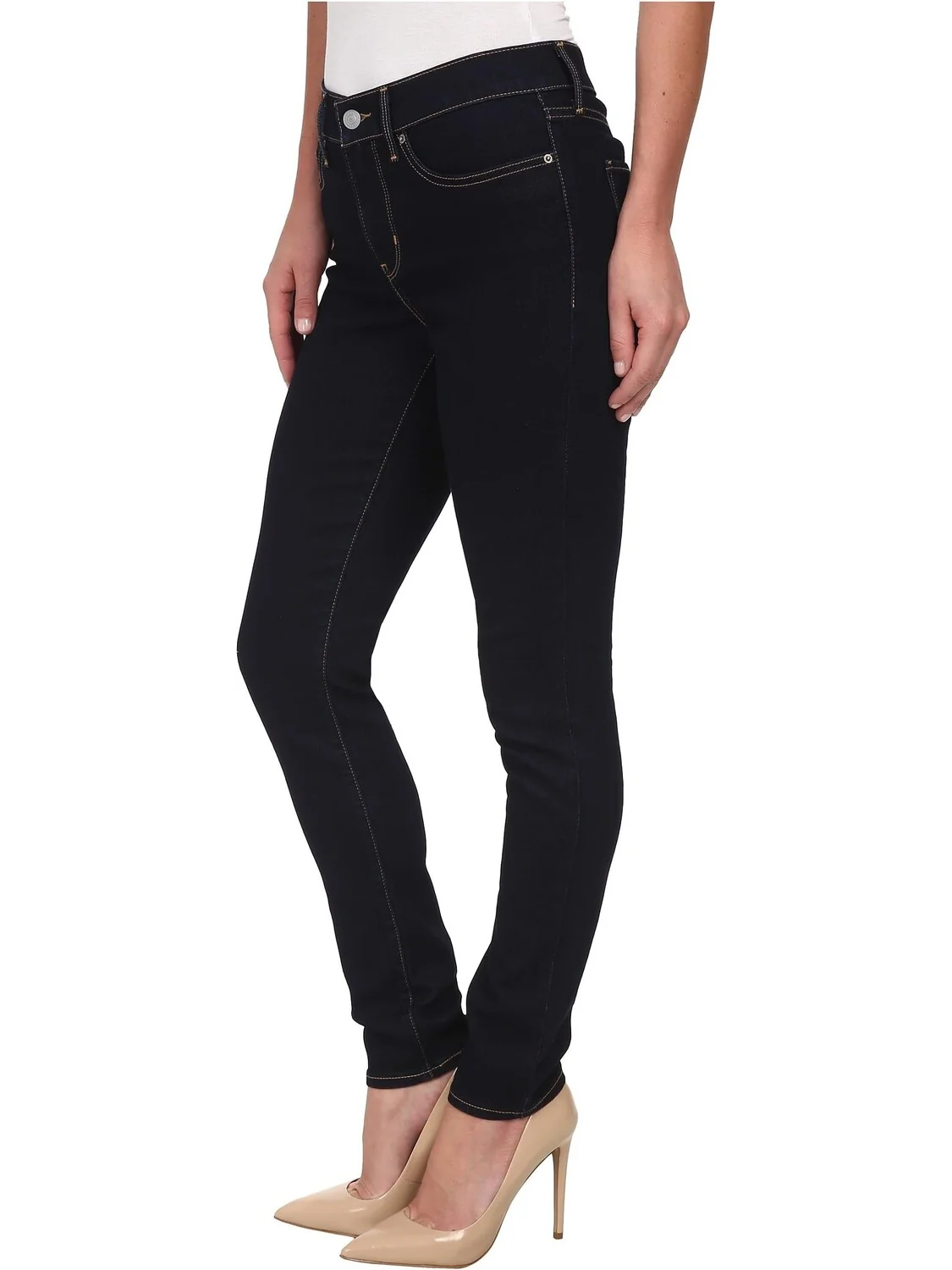 Джинсы Levi's Womens 311 Shaping Skinny — изображение 2 из 4, голубой