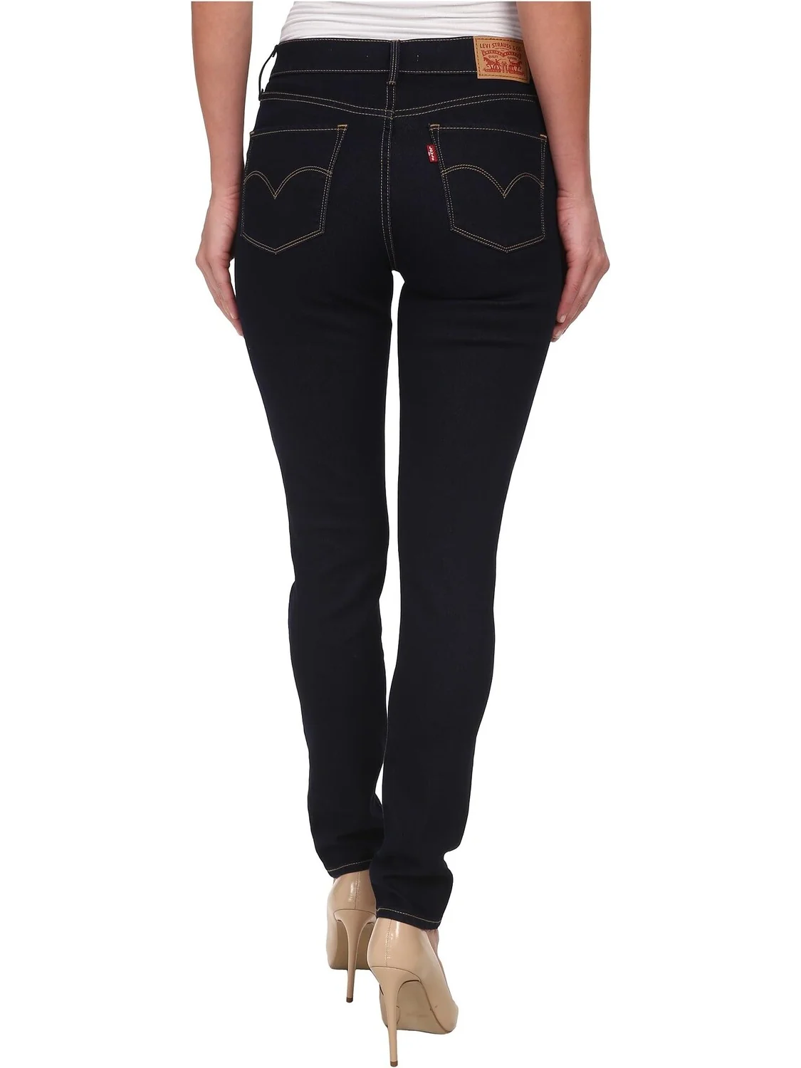 Джинсы Levi's Womens 311 Shaping Skinny — изображение 3 из 4, голубой