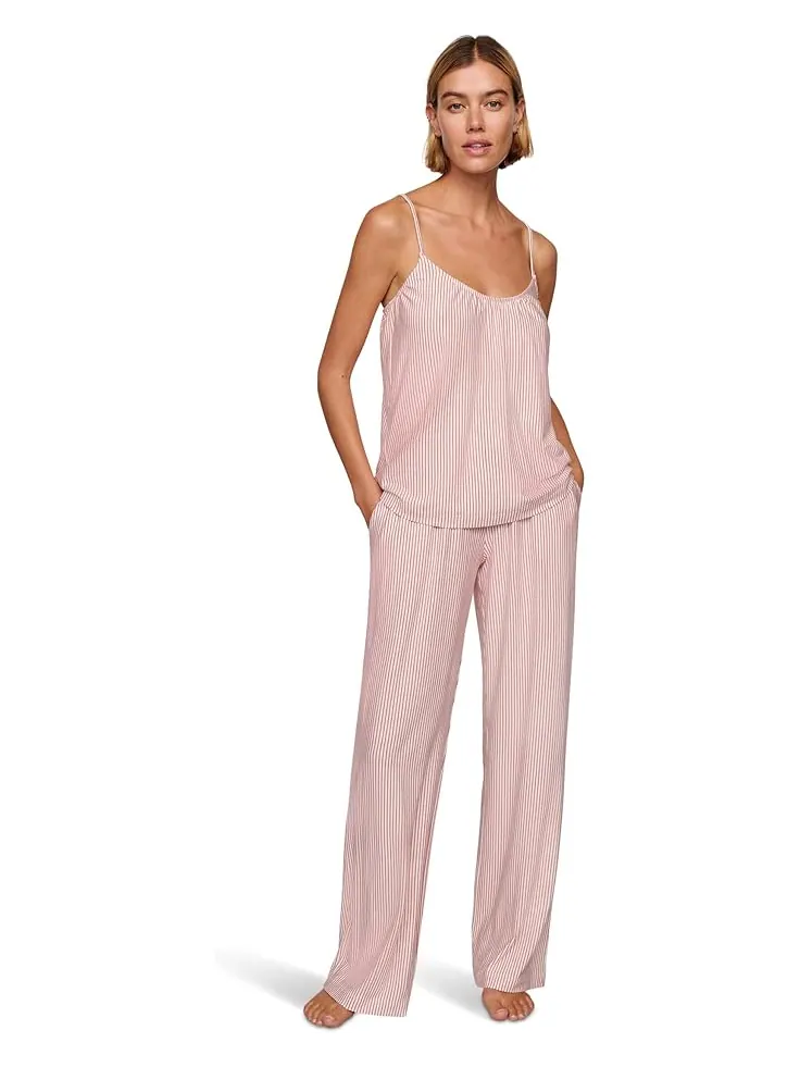 Женский комплект пижамы Eberjey The Tencel Modal Cami & Pants — изображение 1 из 3, красный