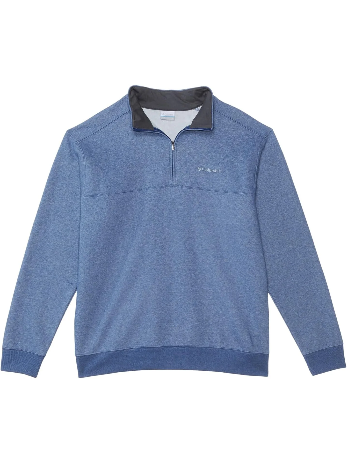 Толстовка Big & Tall Hart Mountain II 1/2 Zip Columbia — изображение 1 из 4, серый