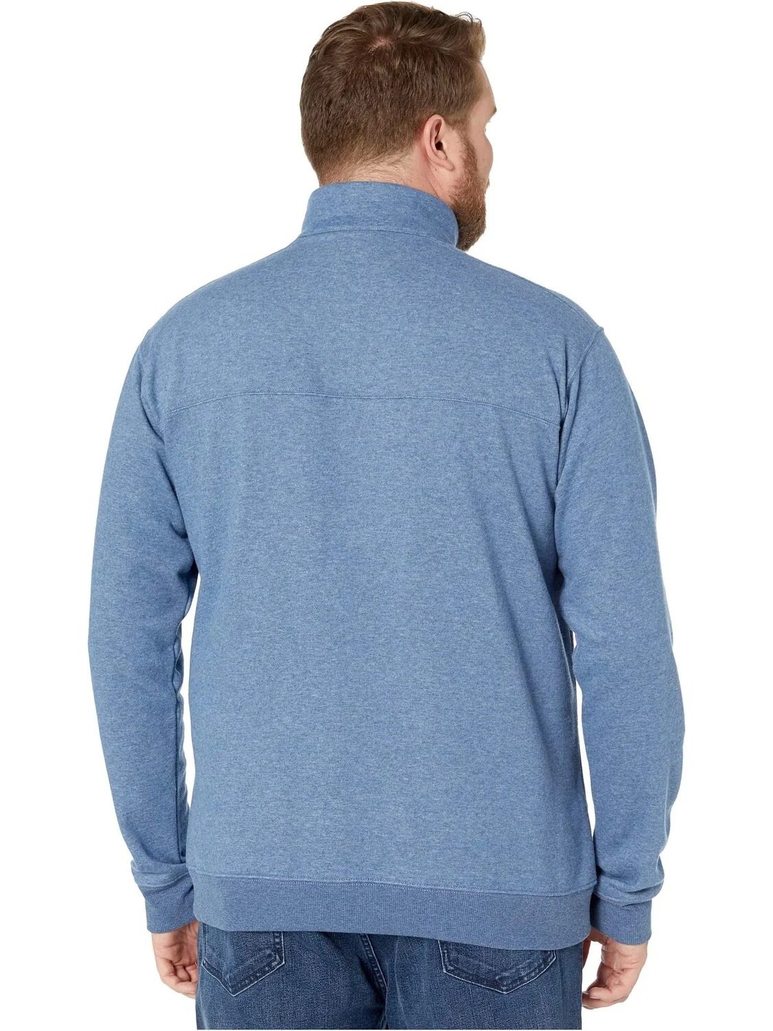 Толстовка Big & Tall Hart Mountain II 1/2 Zip Columbia — изображение 3 из 4, серый