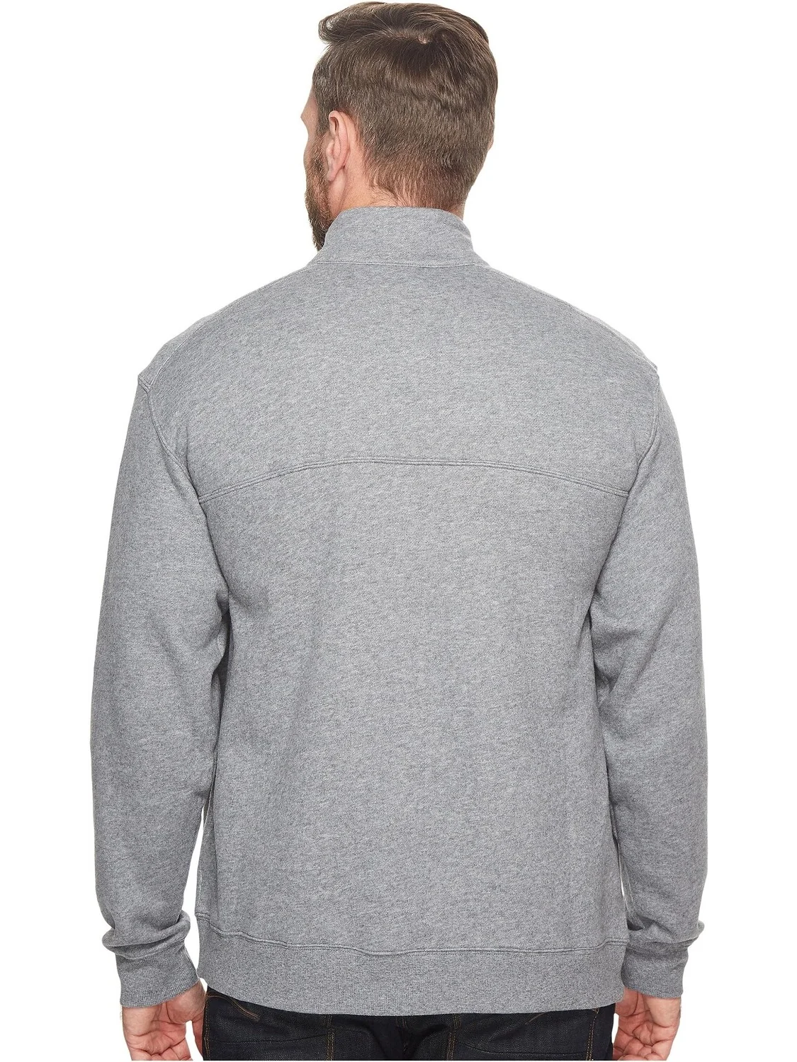 Толстовка Big & Tall Hart Mountain II 1/2 Zip Columbia — изображение 3 из 4, темно-серый