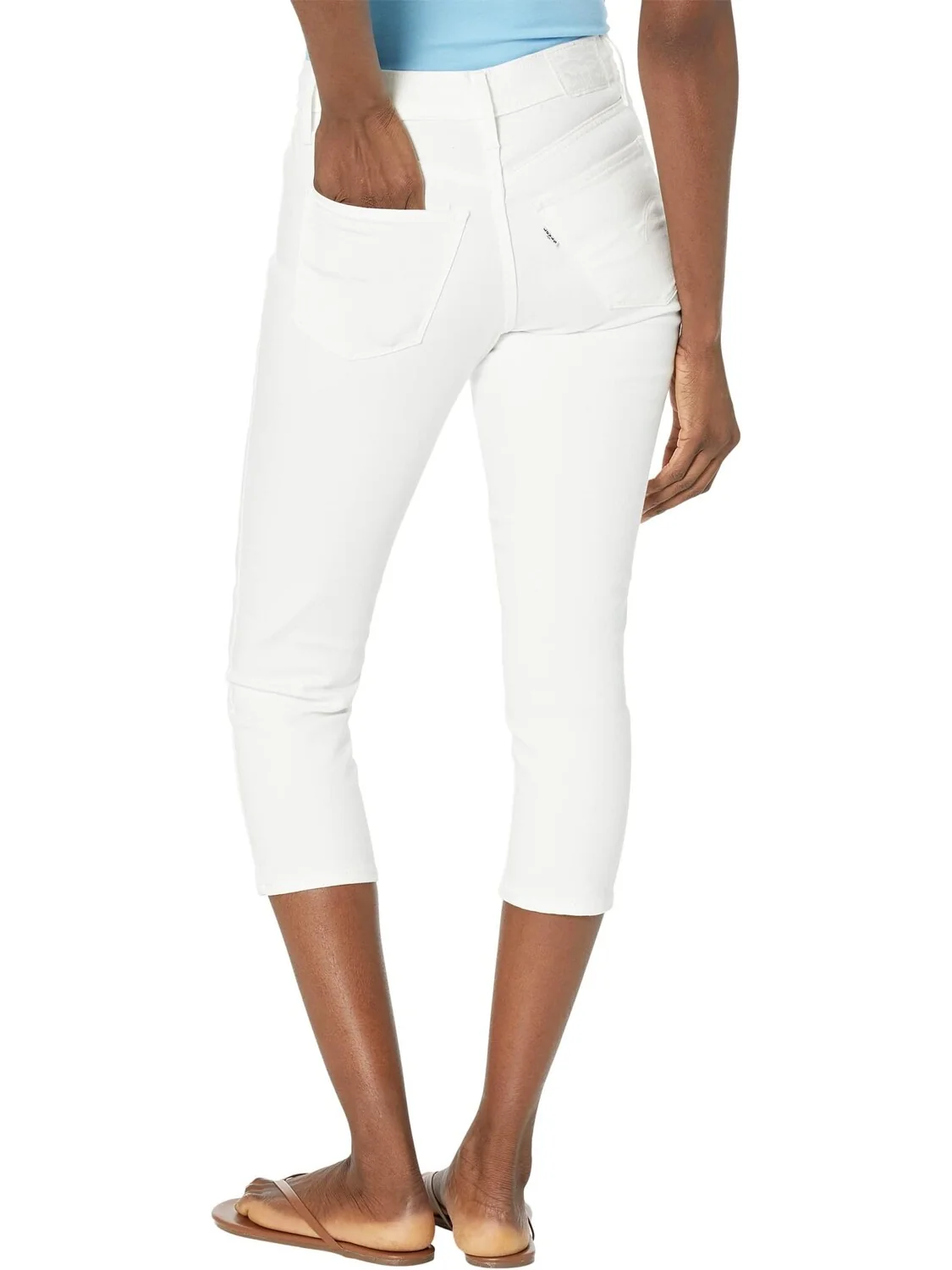 Джинсы Levi's Womens 311 Shaping Capris — изображение 2 из 2, белый