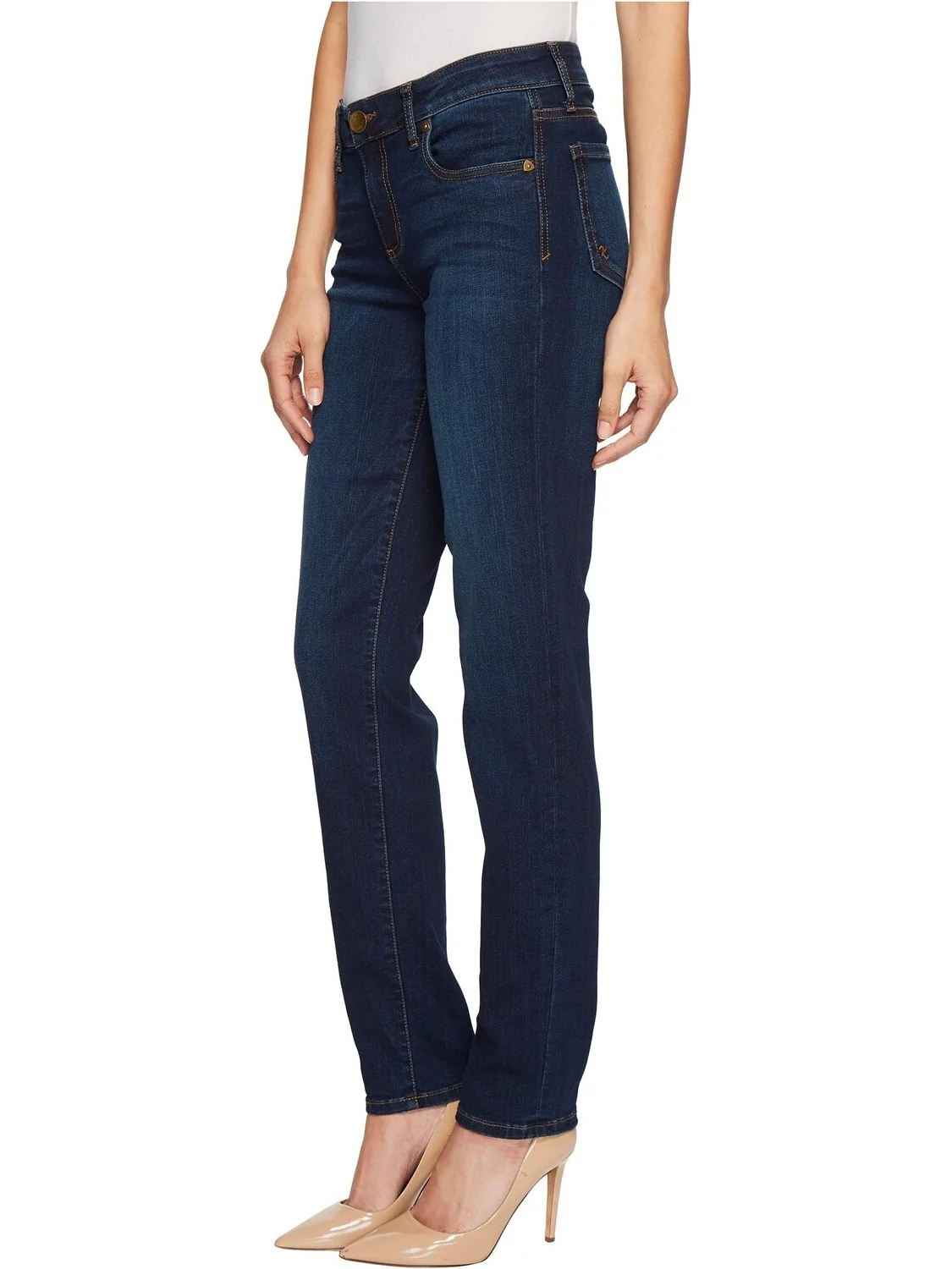 Джинсы Diana Skinny Jeans KUT from the Kloth, цвет Systematic — изображение 2 из 4
