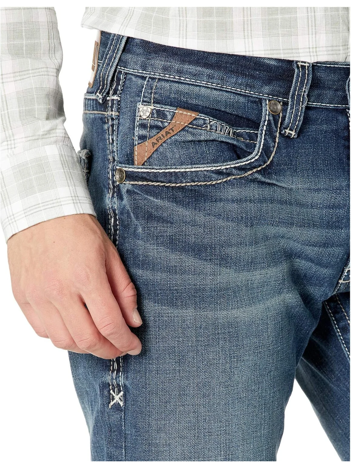 Джинсы M5 Slim Bootcut Jeans in Lennox Ariat, цвет Lennox — изображение 3 из 4