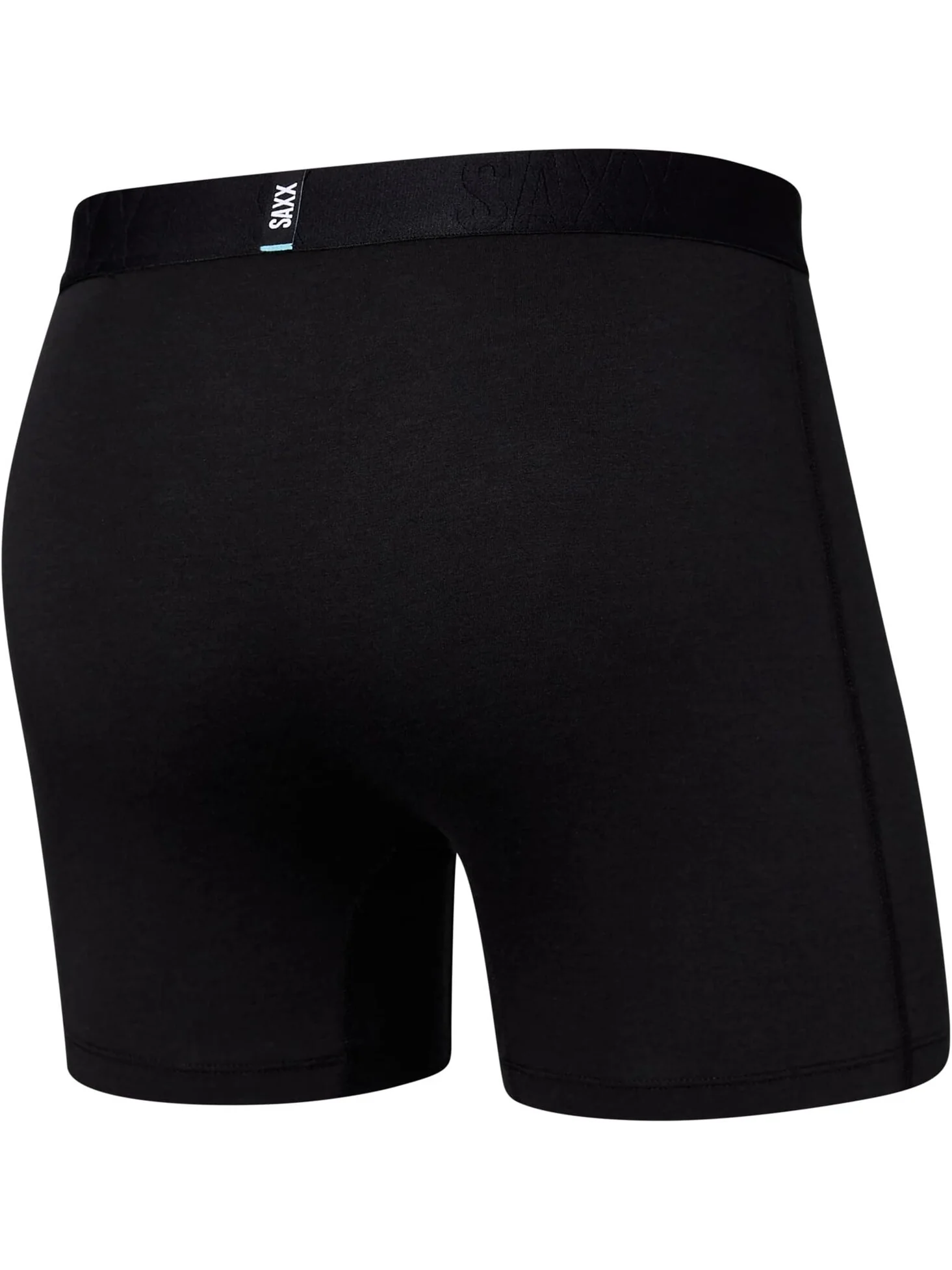 Хлопковые трусы-боксеры Droptemp с охлаждением SAXX UNDERWEAR — изображение 2 из 2, черный