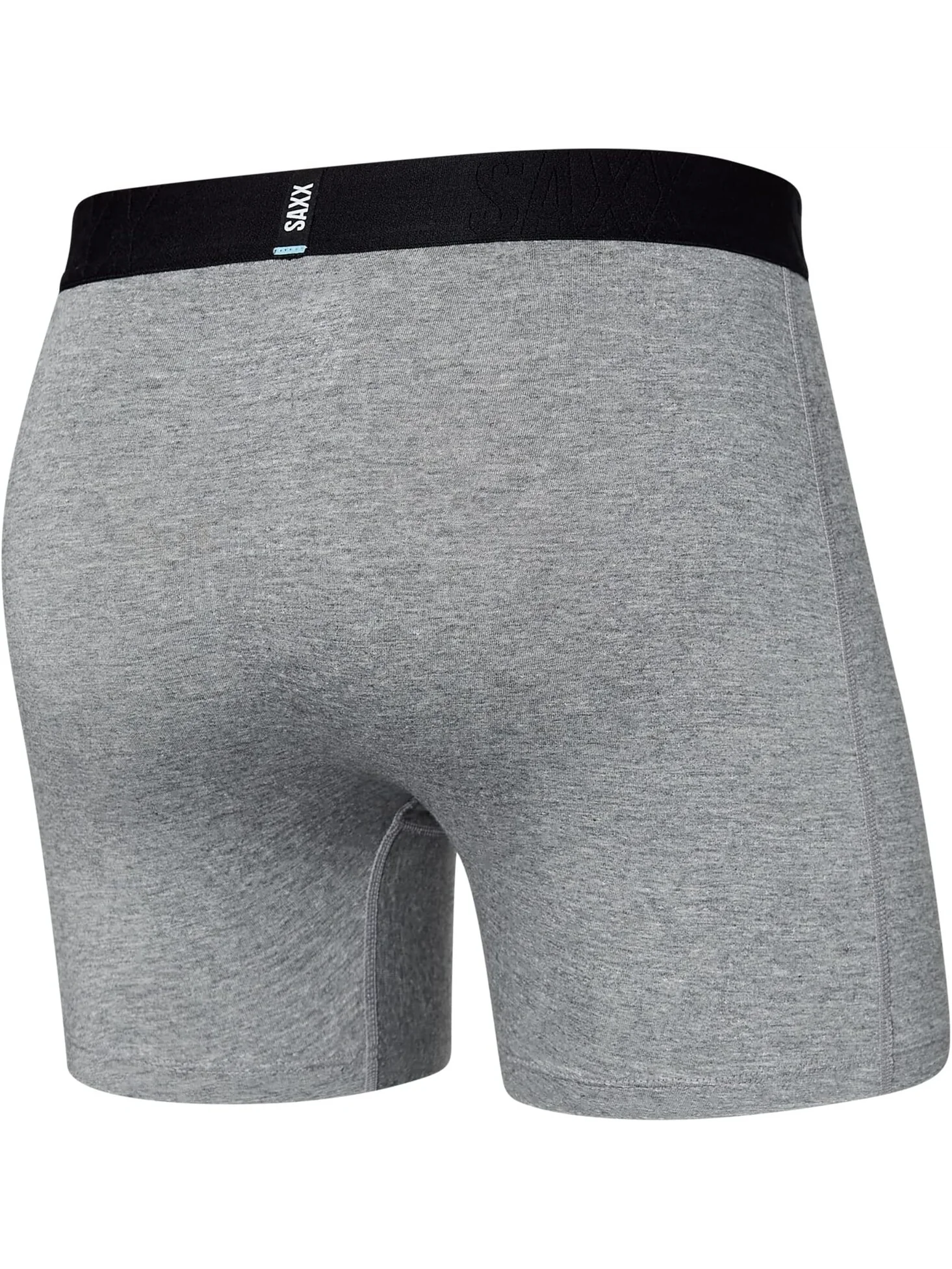 Хлопковые трусы-боксеры Droptemp с охлаждением SAXX UNDERWEAR — изображение 2 из 2, темный серый
