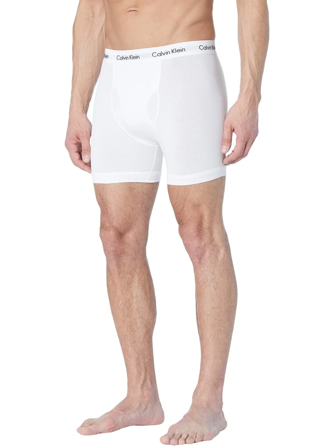 Комплект боксеров Calvin Klein Cotton Stretch, 3 предмета — изображение 1 из 3, белый