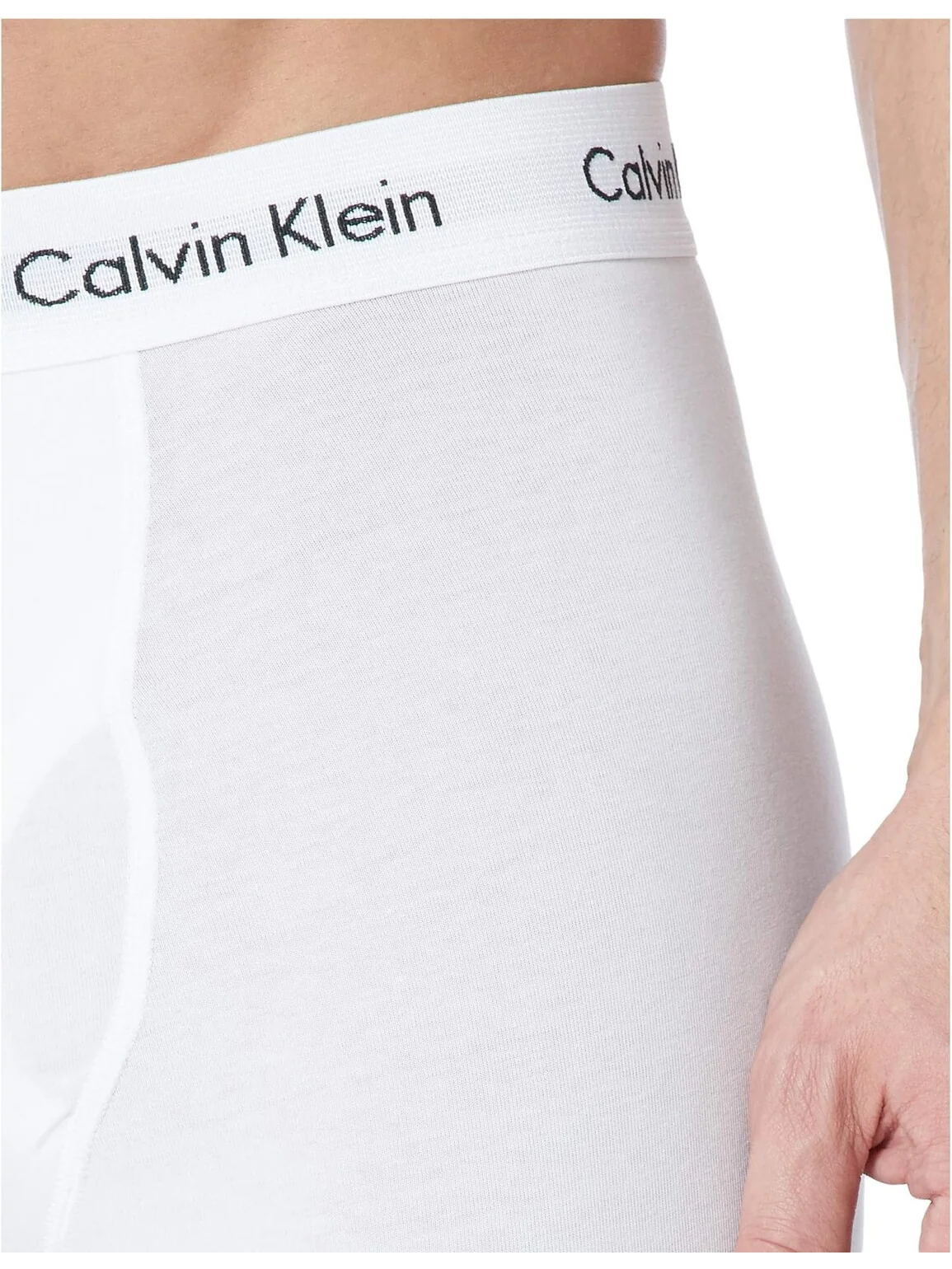 Комплект боксеров Calvin Klein Cotton Stretch, 3 предмета — изображение 3 из 3, белый