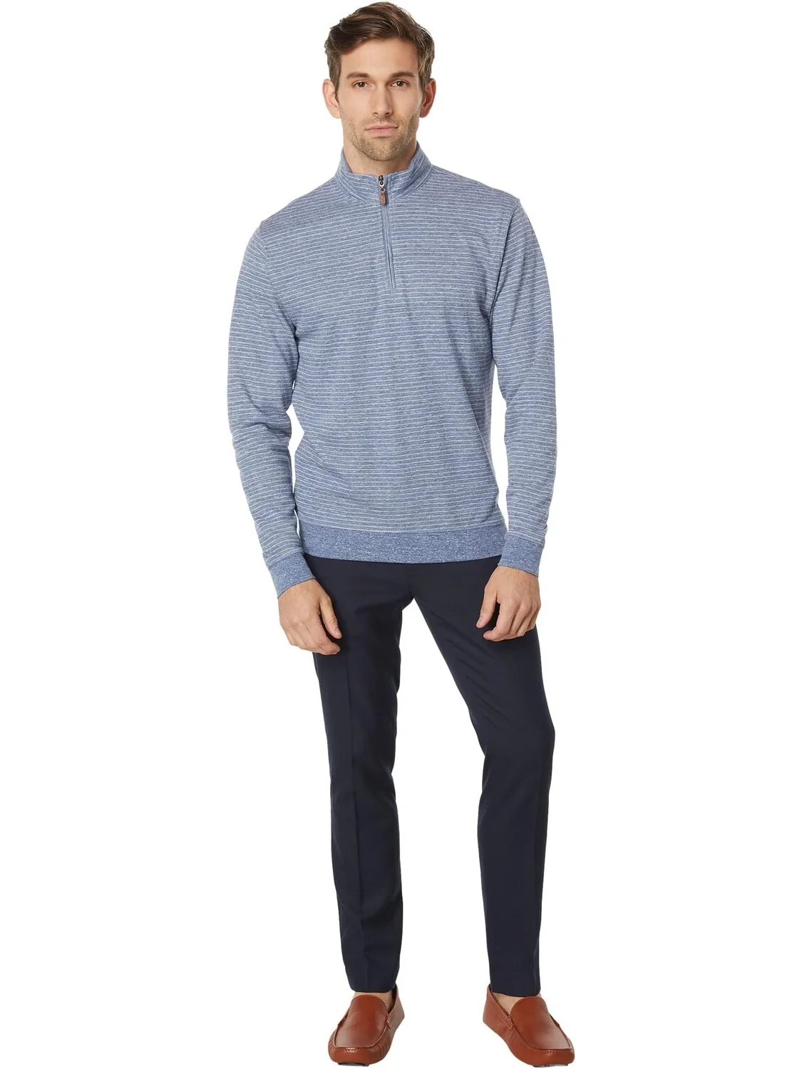 Толстовка Skiles Performance 1/4 Zip johnnie-O — изображение 4 из 4, синий