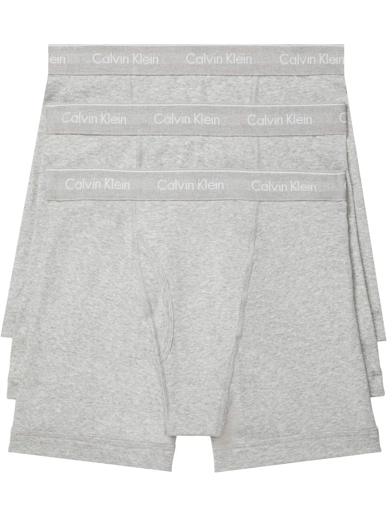 Комплект трусов Calvin Klein Cotton Classics, 3 предмета — изображение 1 из 1, серый