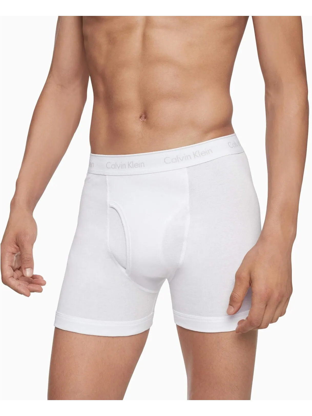 Комплект трусов Calvin Klein Cotton Classics, 3 предмета — изображение 2 из 2, белый