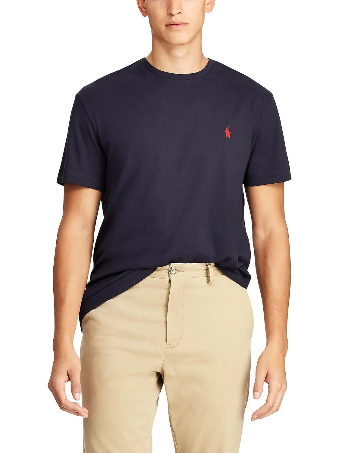 Классическая футболка с круглым вырезом Polo Ralph Lauren — черный