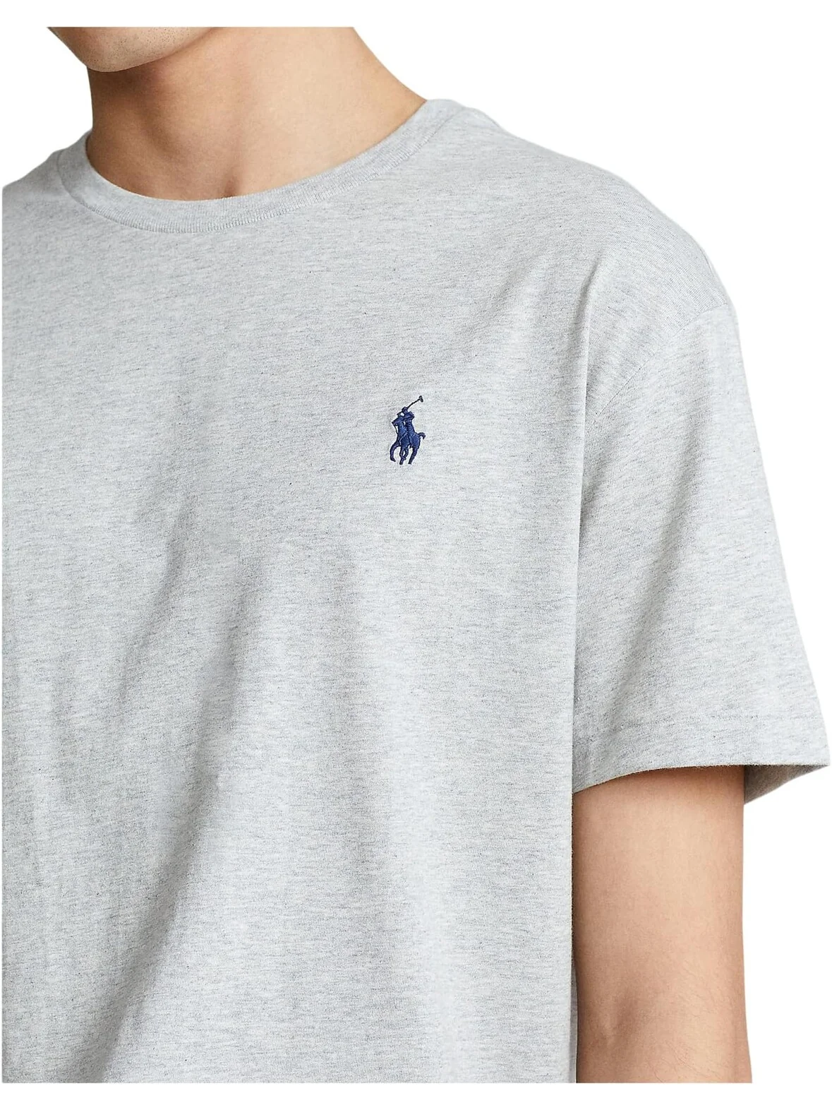 Классическая футболка с круглым вырезом Polo Ralph Lauren — изображение 3 из 4, серый