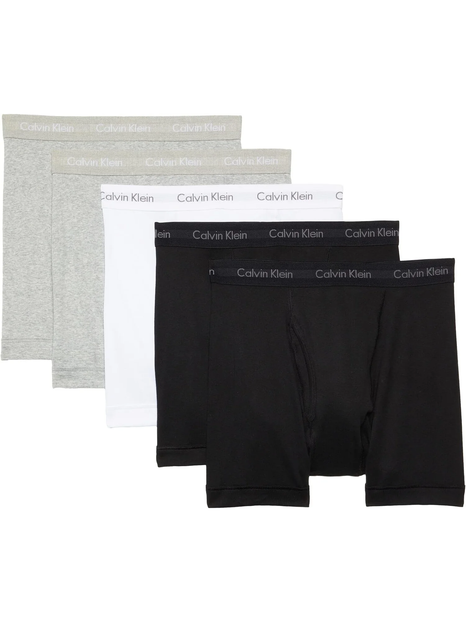 Комплект из 5 трусов-боксеров Cotton Classics Calvin Klein Underwear — изображение 1 из 1, черный/серый
