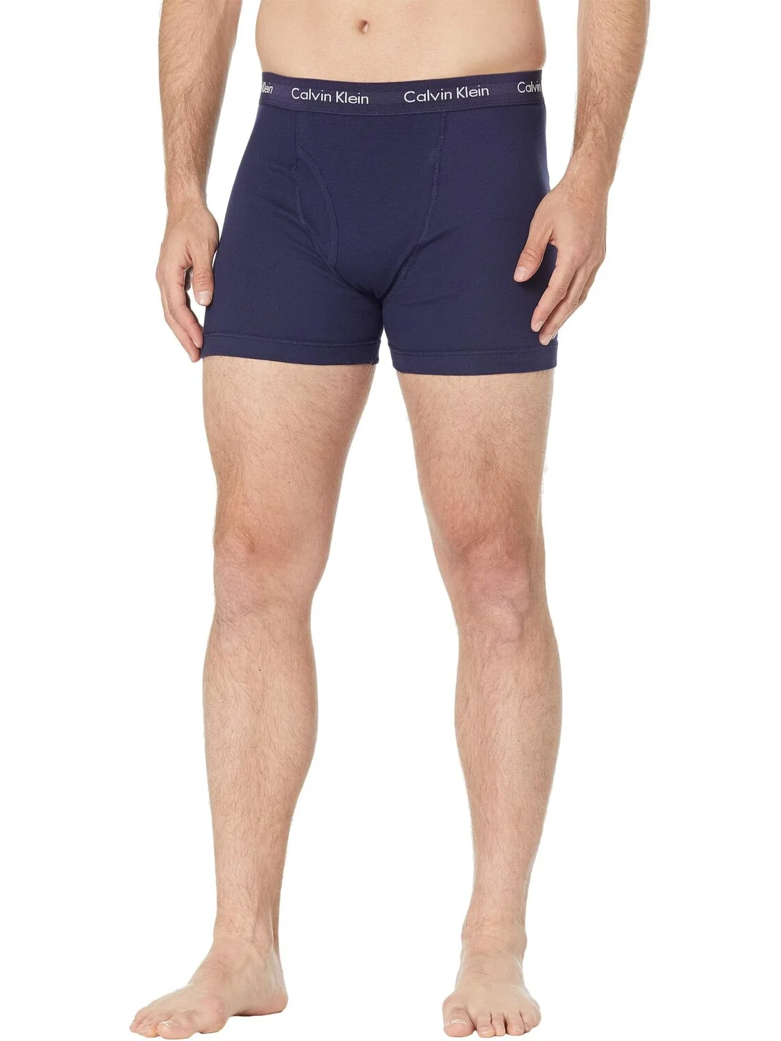 Комплект из 5 трусов-боксеров Cotton Classics Calvin Klein Underwear — изображение 6 из 7, синий/темный/синий