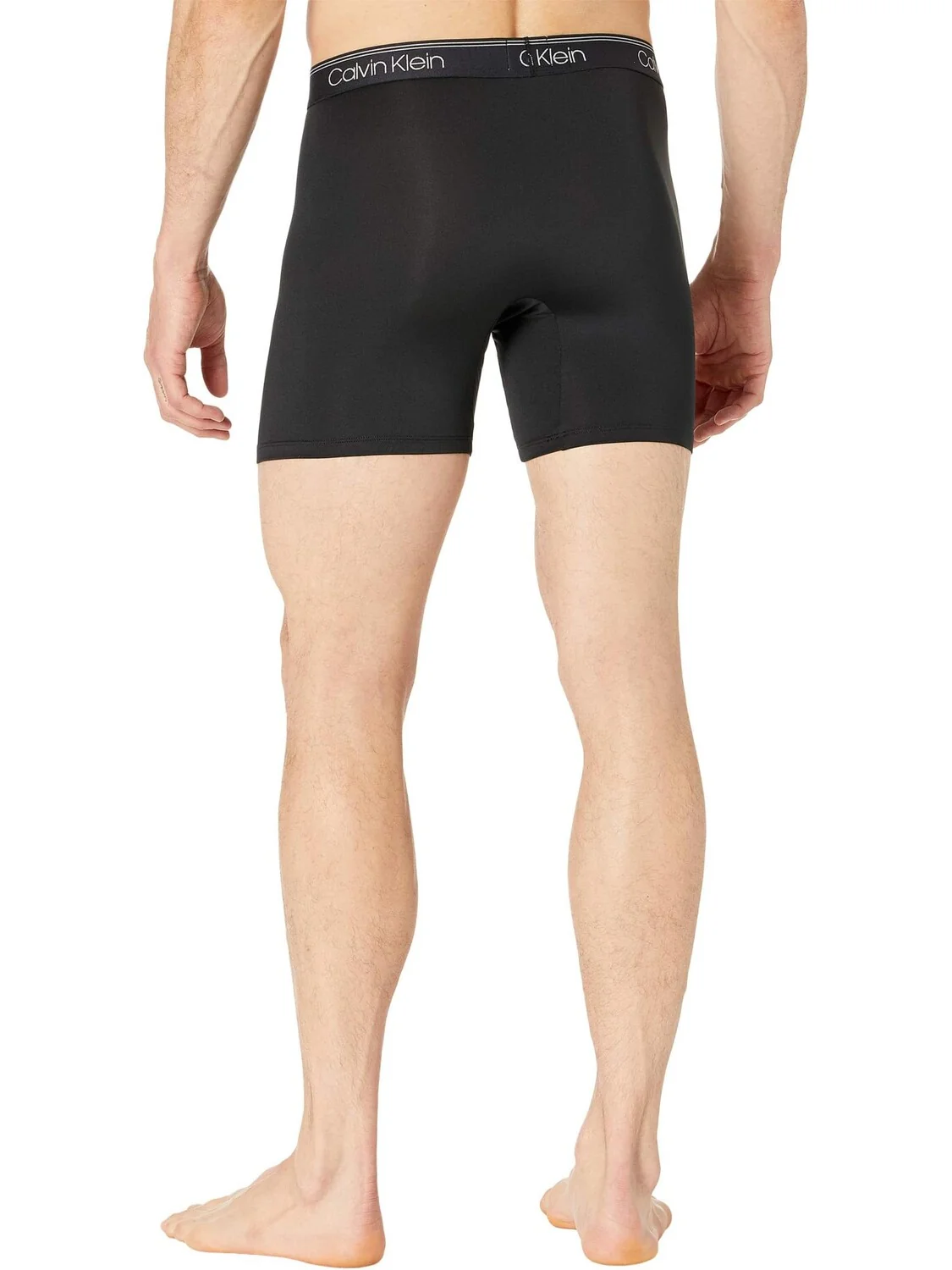 Комплект трусов-боксеров из микроэластичной ткани, 3 шт. Calvin Klein Underwear — изображение 2 из 5, черный