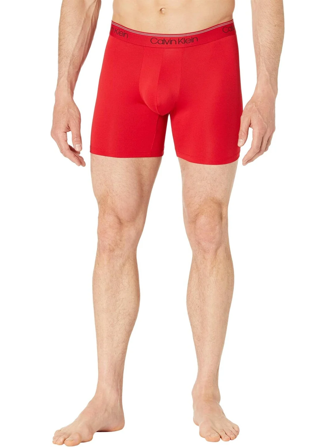 Комплект трусов-боксеров из микроэластичной ткани, 3 шт. Calvin Klein Underwear — изображение 4 из 5, черный
