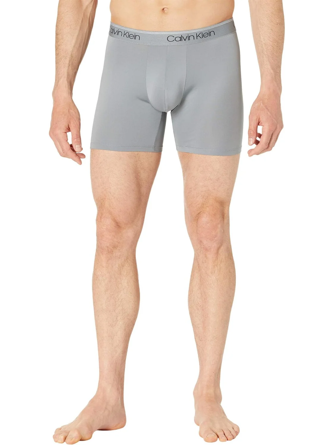 Комплект трусов-боксеров из микроэластичной ткани, 3 шт. Calvin Klein Underwear — изображение 5 из 5, черный