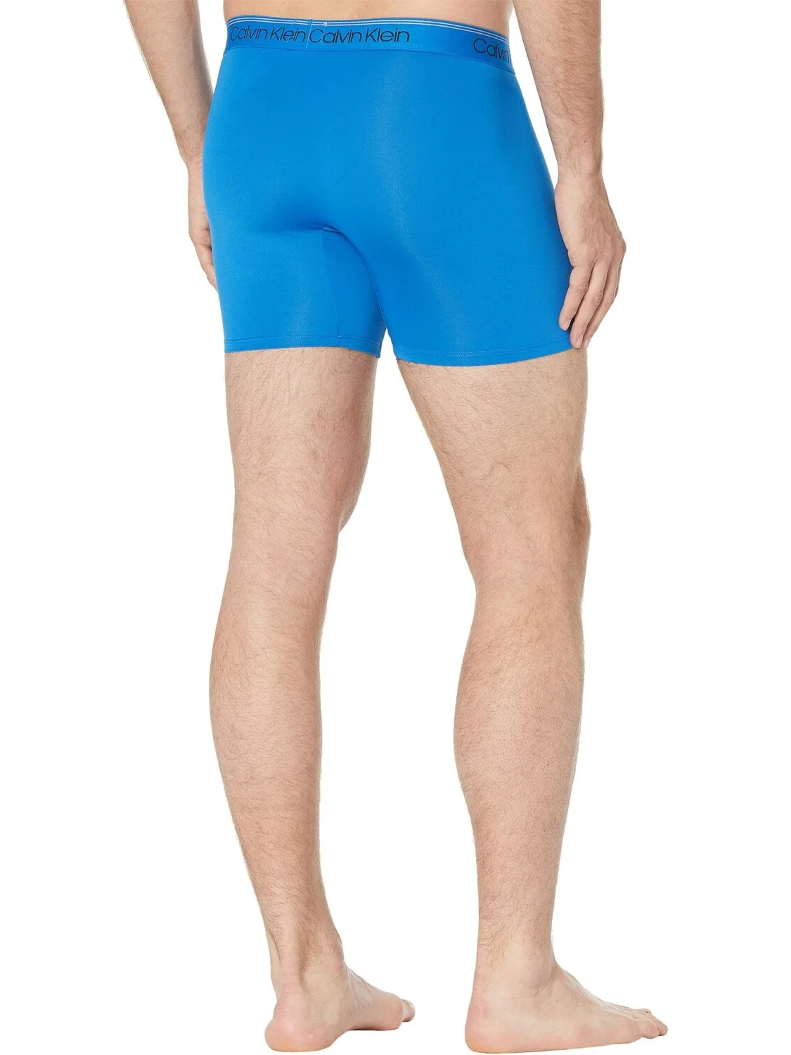 Комплект трусов-боксеров из микроэластичной ткани, 3 шт. Calvin Klein Underwear — изображение 2 из 5, темно-синий
