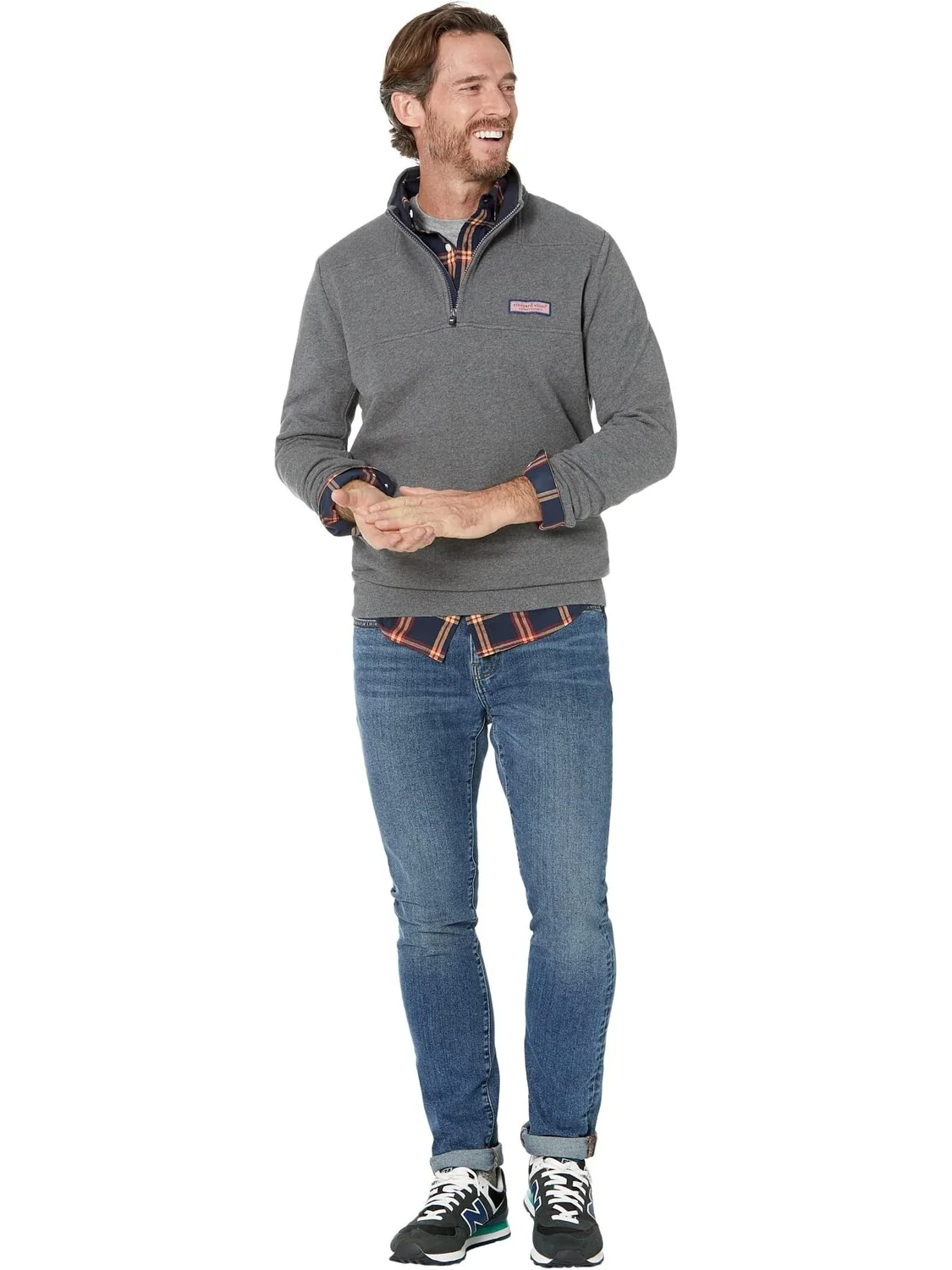Толстовка Classic Shep Shirt Vineyard Vines — изображение 4 из 4, темно-серый