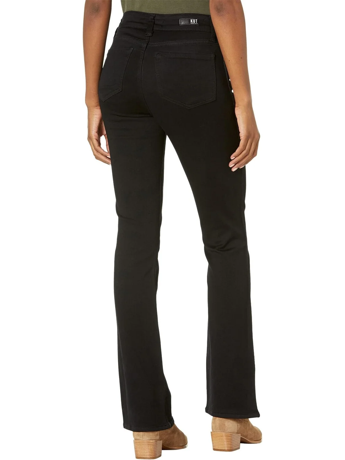 Джинсы Natalie High Rise Bootcut Jeans KUT from the Kloth — изображение 2 из 4, черный