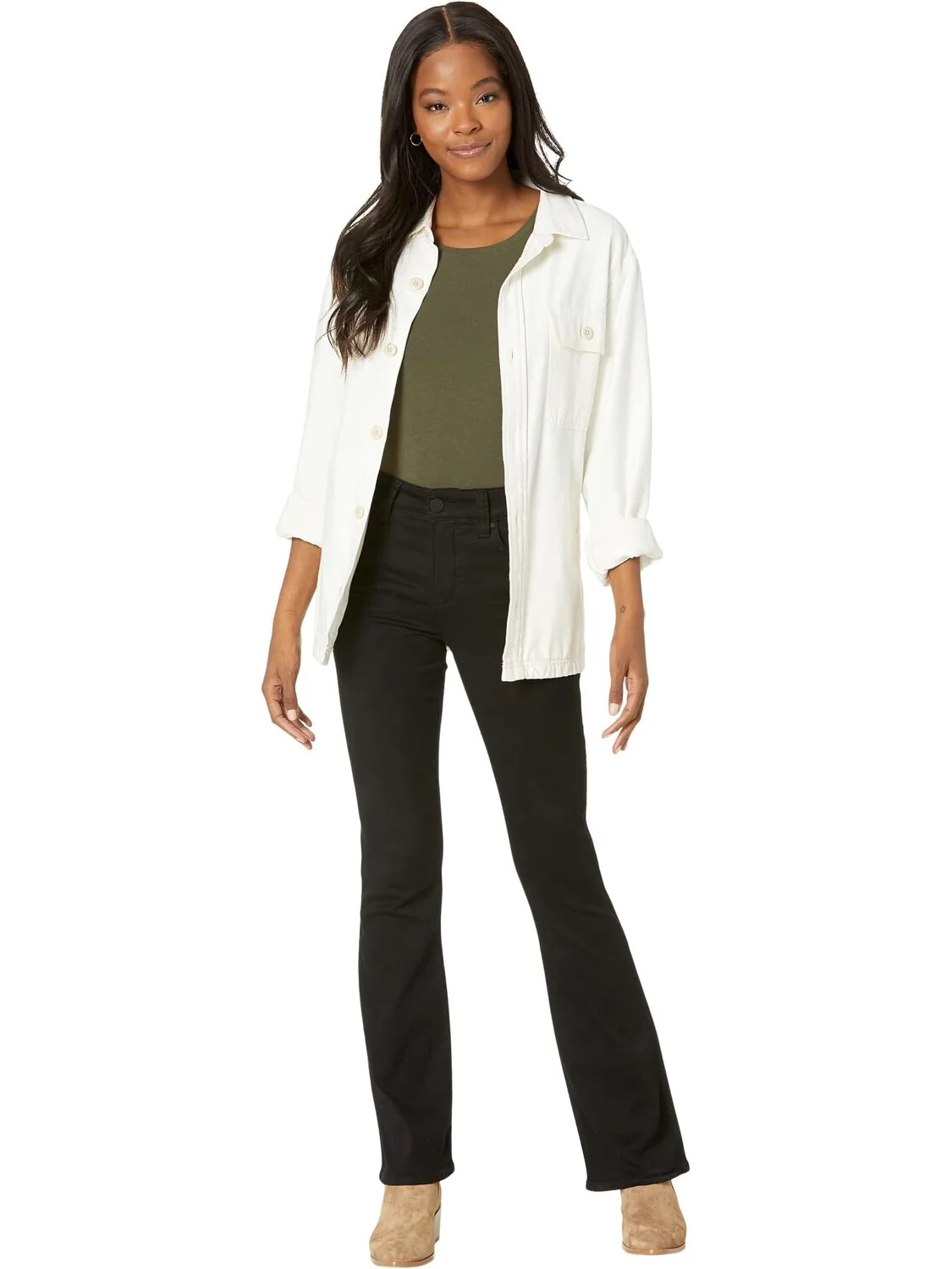 Джинсы Natalie High Rise Bootcut Jeans KUT from the Kloth — изображение 4 из 4, черный