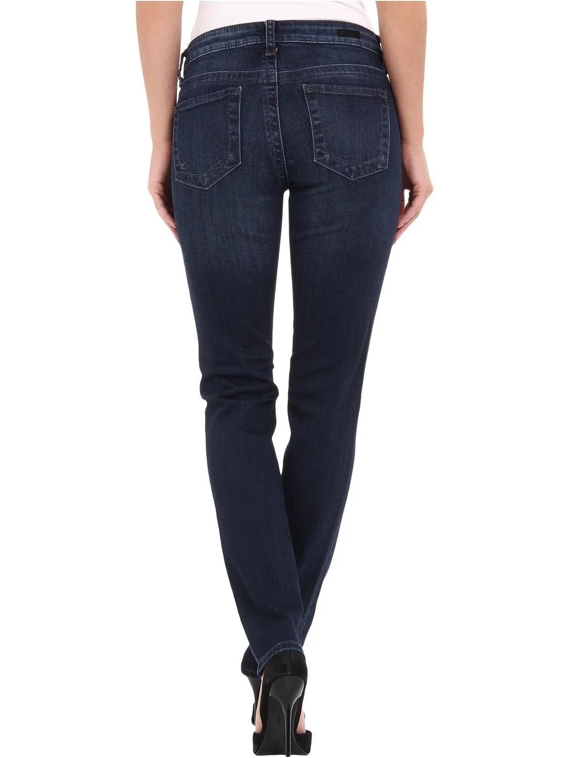 Джинсы Stevie Straight Leg Jeans KUT from the Kloth, цвет Breezy — изображение 3 из 5