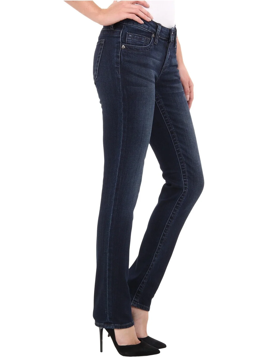 Джинсы Stevie Straight Leg Jeans KUT from the Kloth, цвет Breezy — изображение 4 из 5