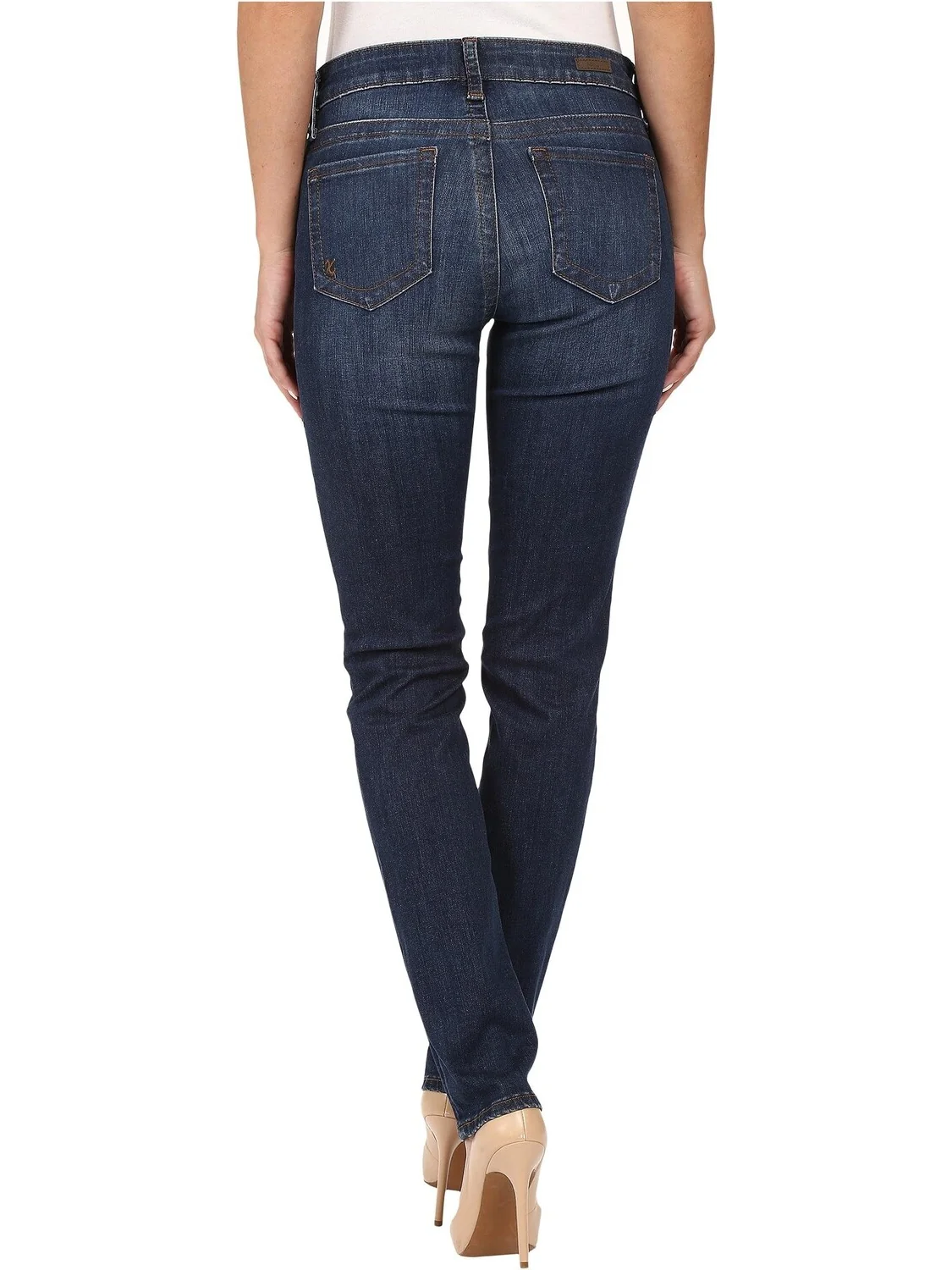 Джинсы Stevie Straight Leg Jeans KUT from the Kloth — изображение 3 из 5, серый