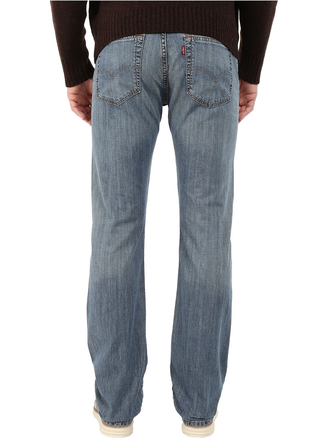 Джинсы 527 Slim Boot Cut Jeans in Medium Chipped Levi's, цвет Medium Chipped — изображение 3 из 5