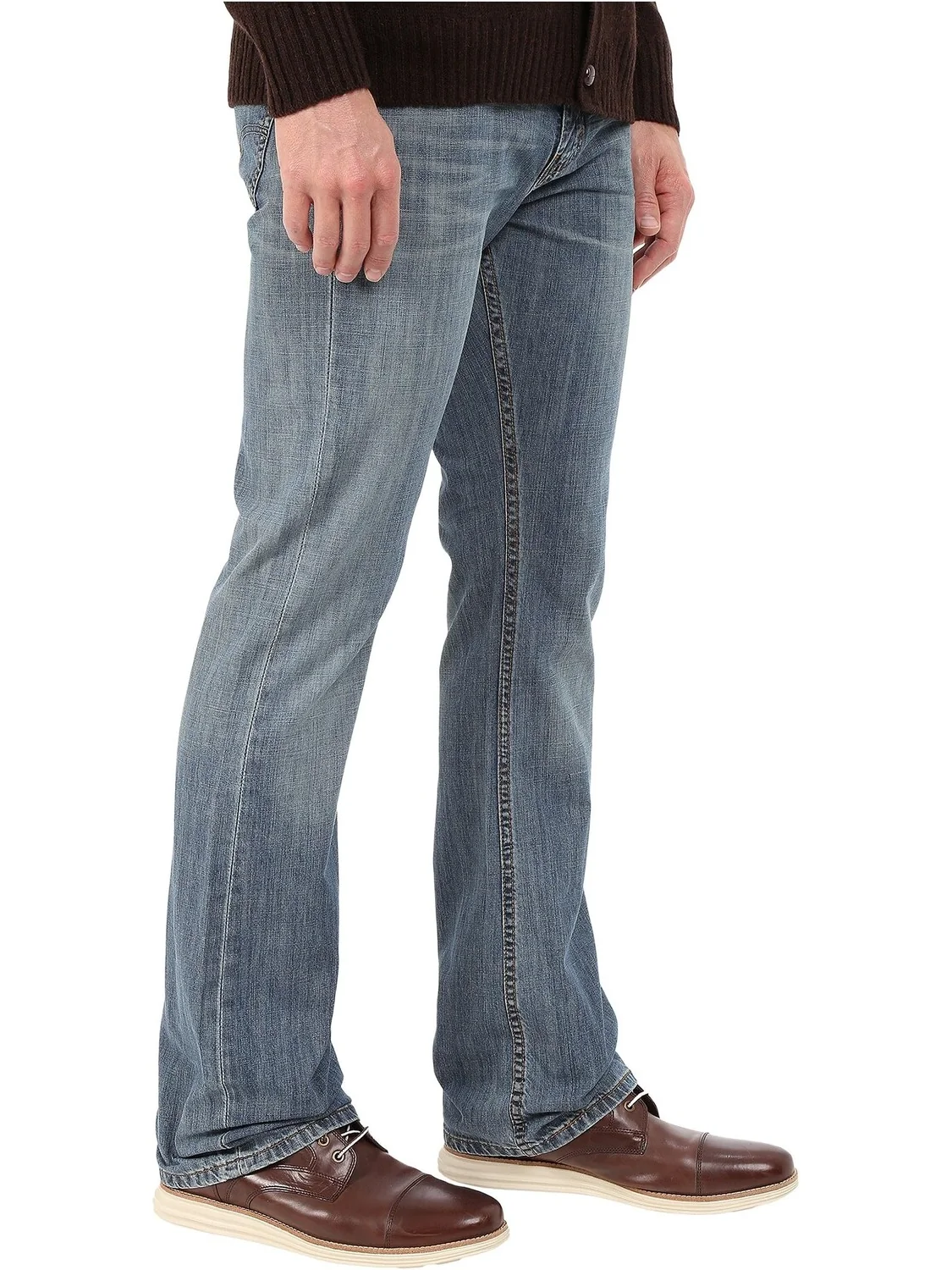 Джинсы 527 Slim Boot Cut Jeans in Medium Chipped Levi's, цвет Medium Chipped — изображение 4 из 5